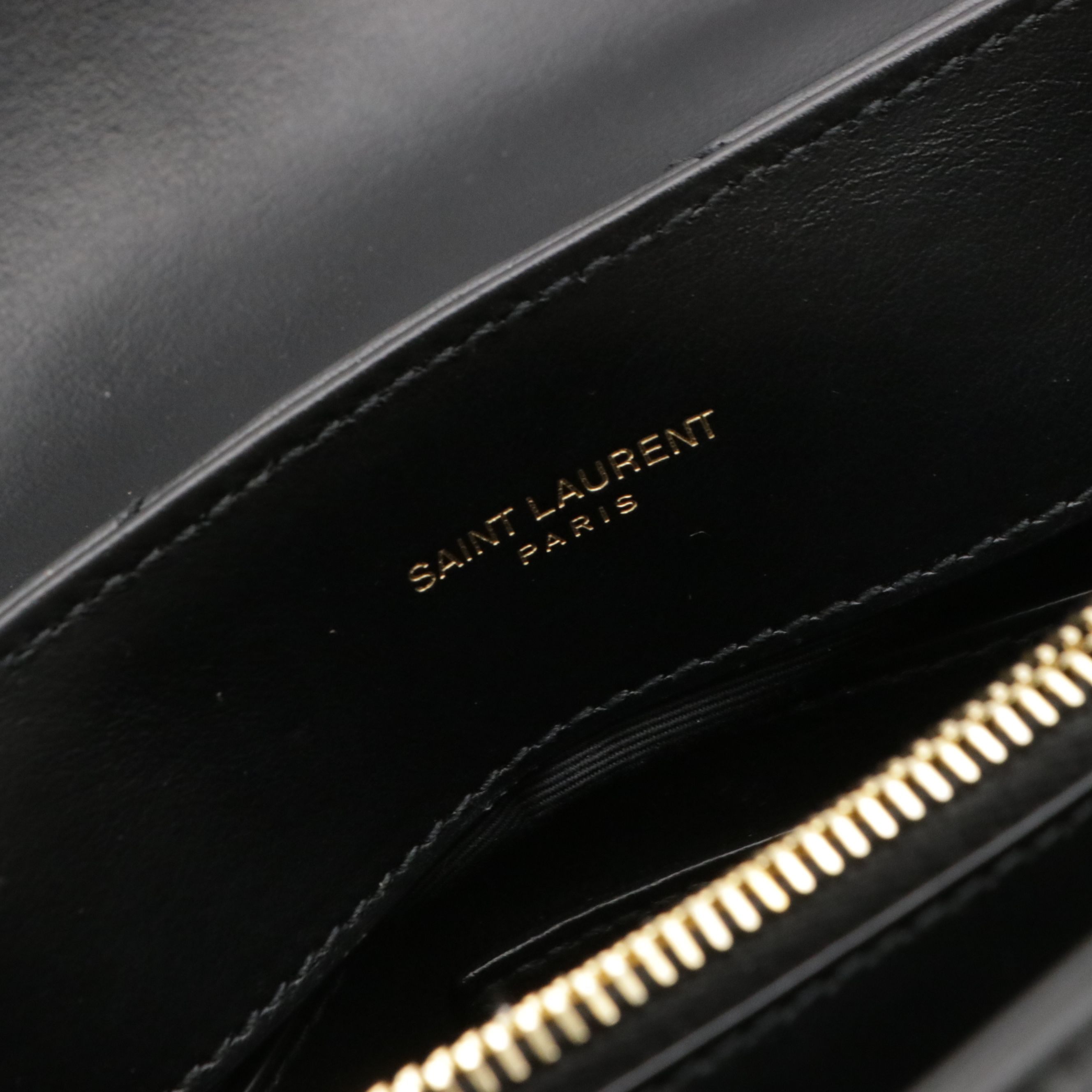 Saint Laurent Small Loulou Shoulder Bag in Black in Matelassé Calfskin Leather