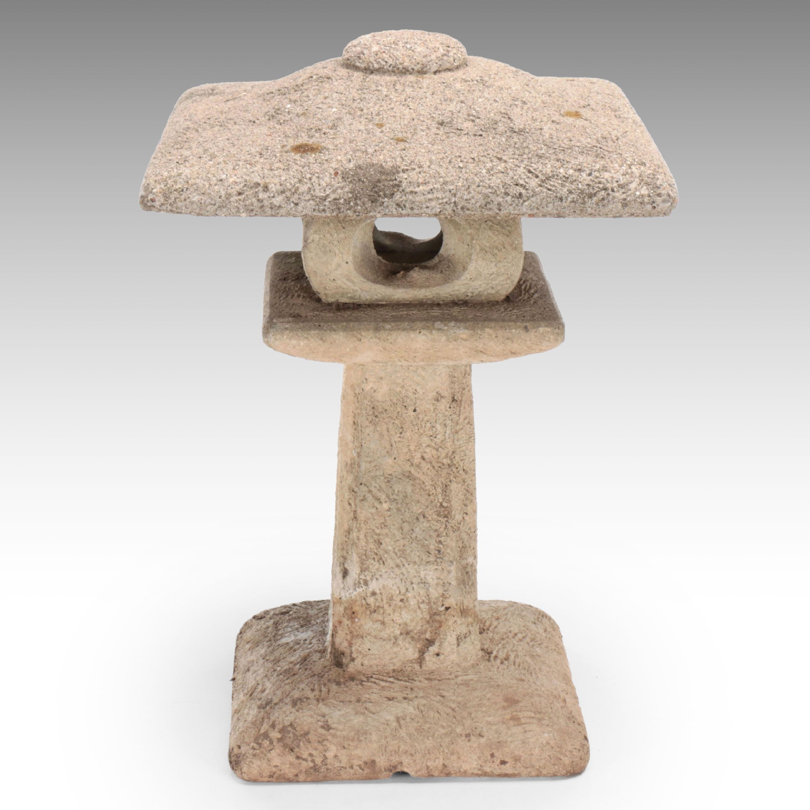 Stone Lantern Concrete Garden Statue
