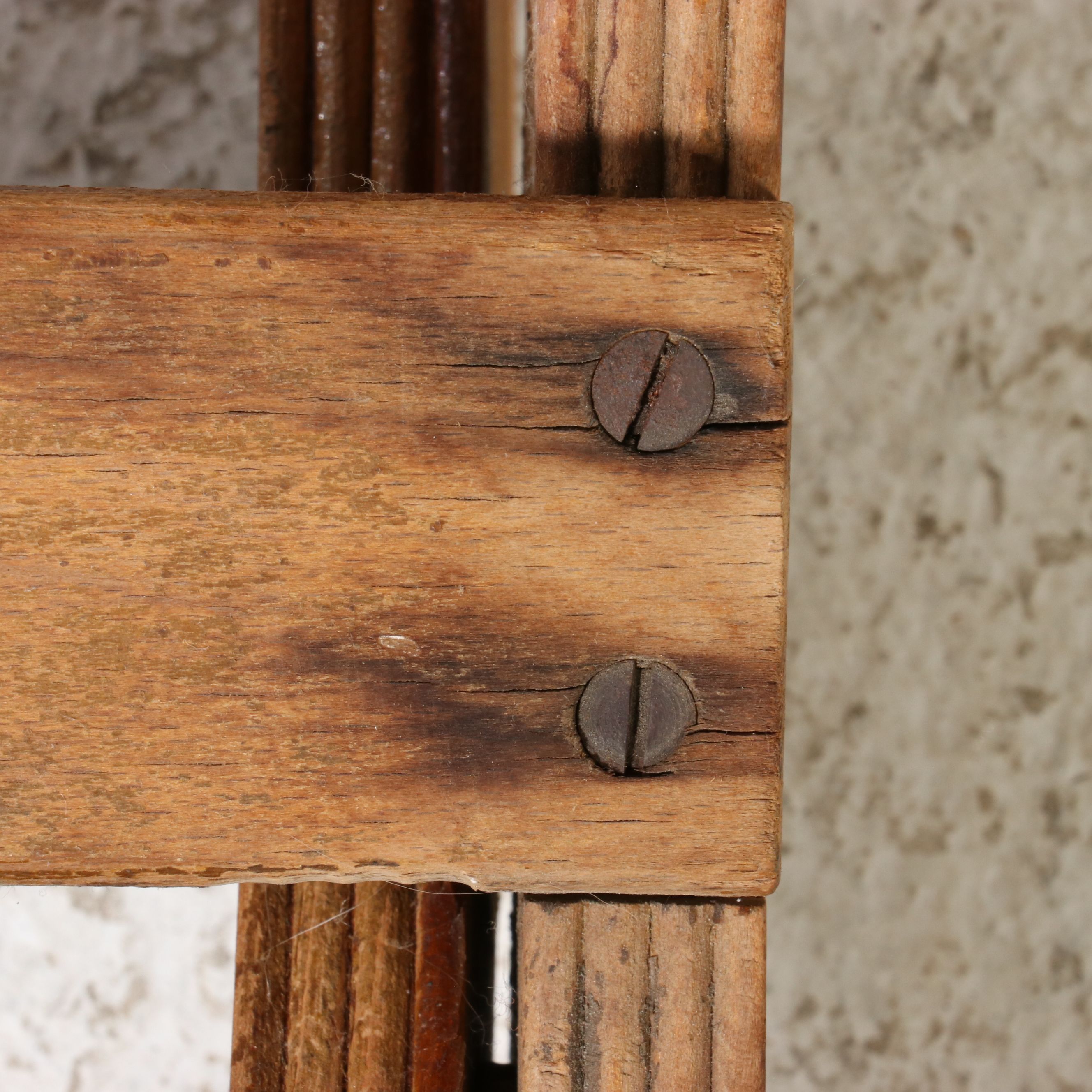 Vintage Double-Seat Folding Bench