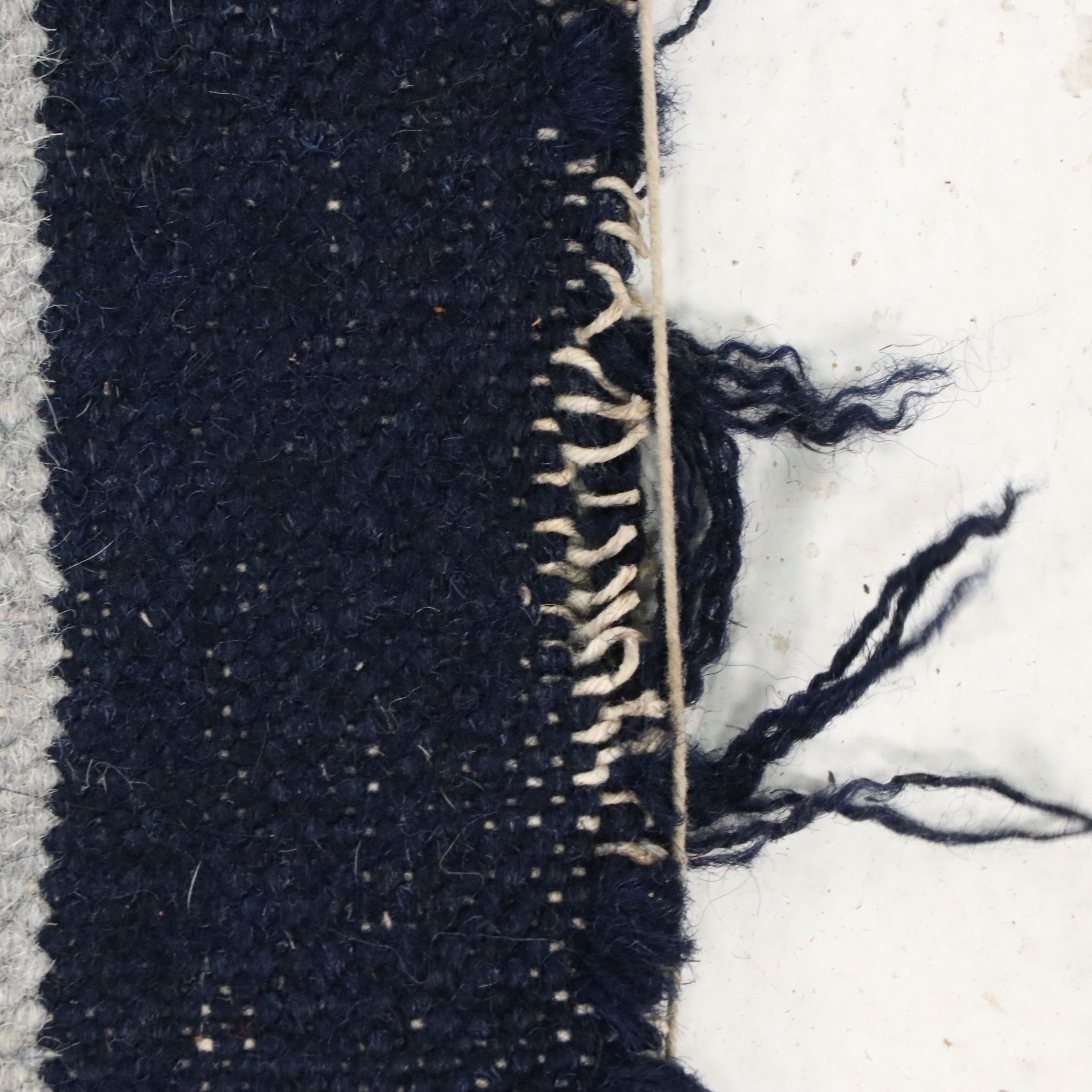 7'5 x 10' Handwoven Indian Dhurrie Area Rug