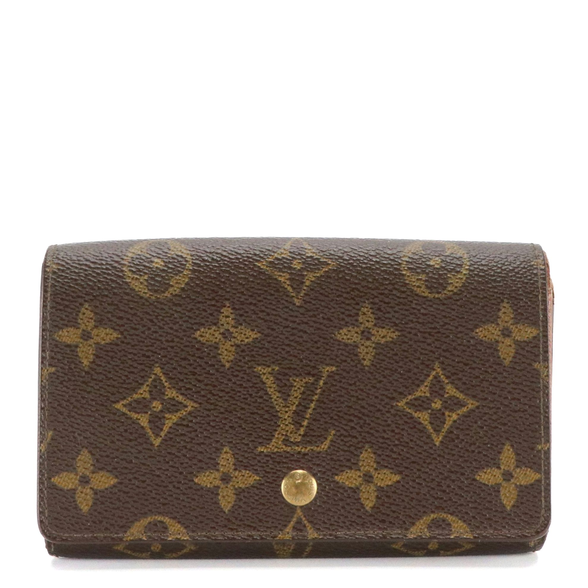 Louis Vuitton Porte-Monnaie, Billets Trésor in Monogram Canvas