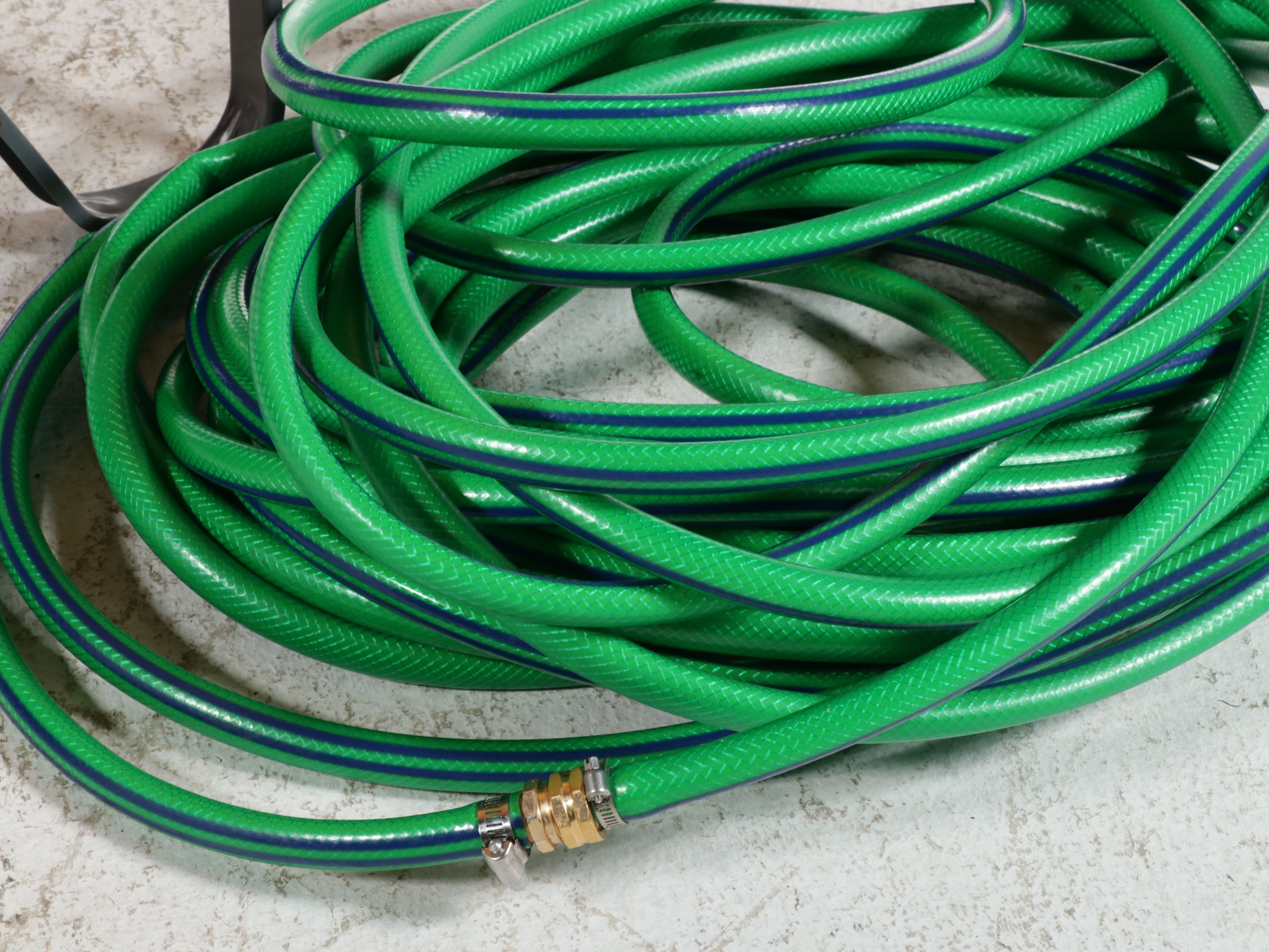 True Temper Wheelbarrow with Rakes, Trimmer and More