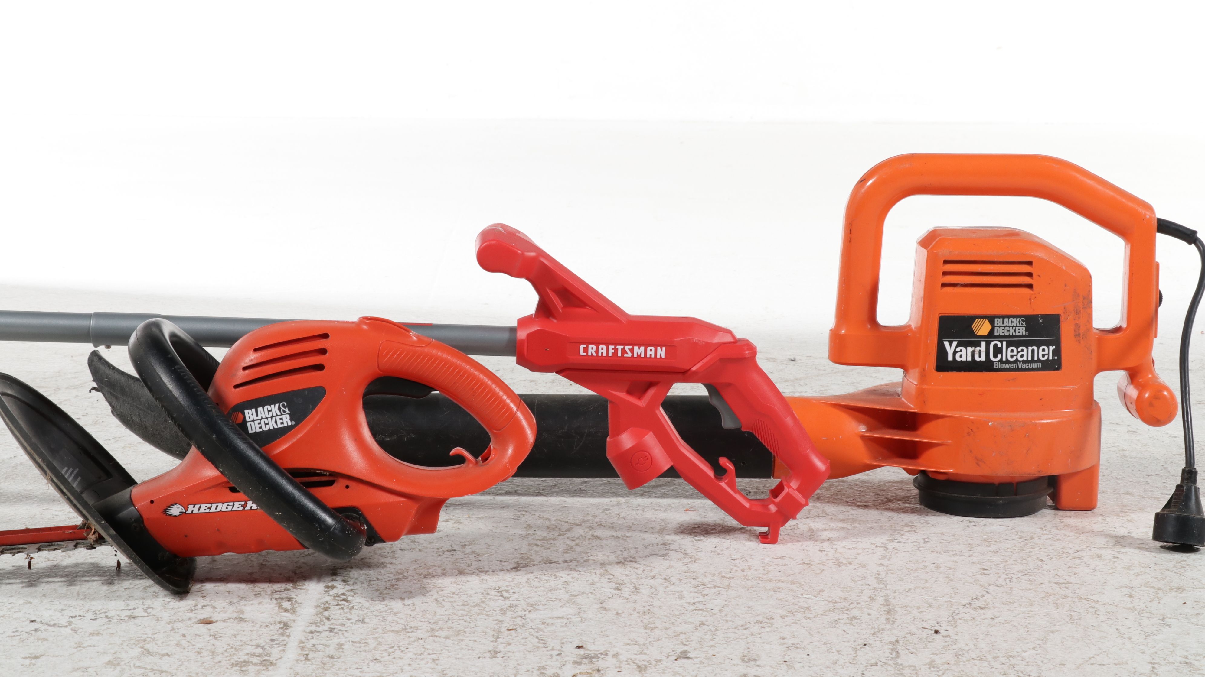 True Temper Wheelbarrow with Rakes, Trimmer and More