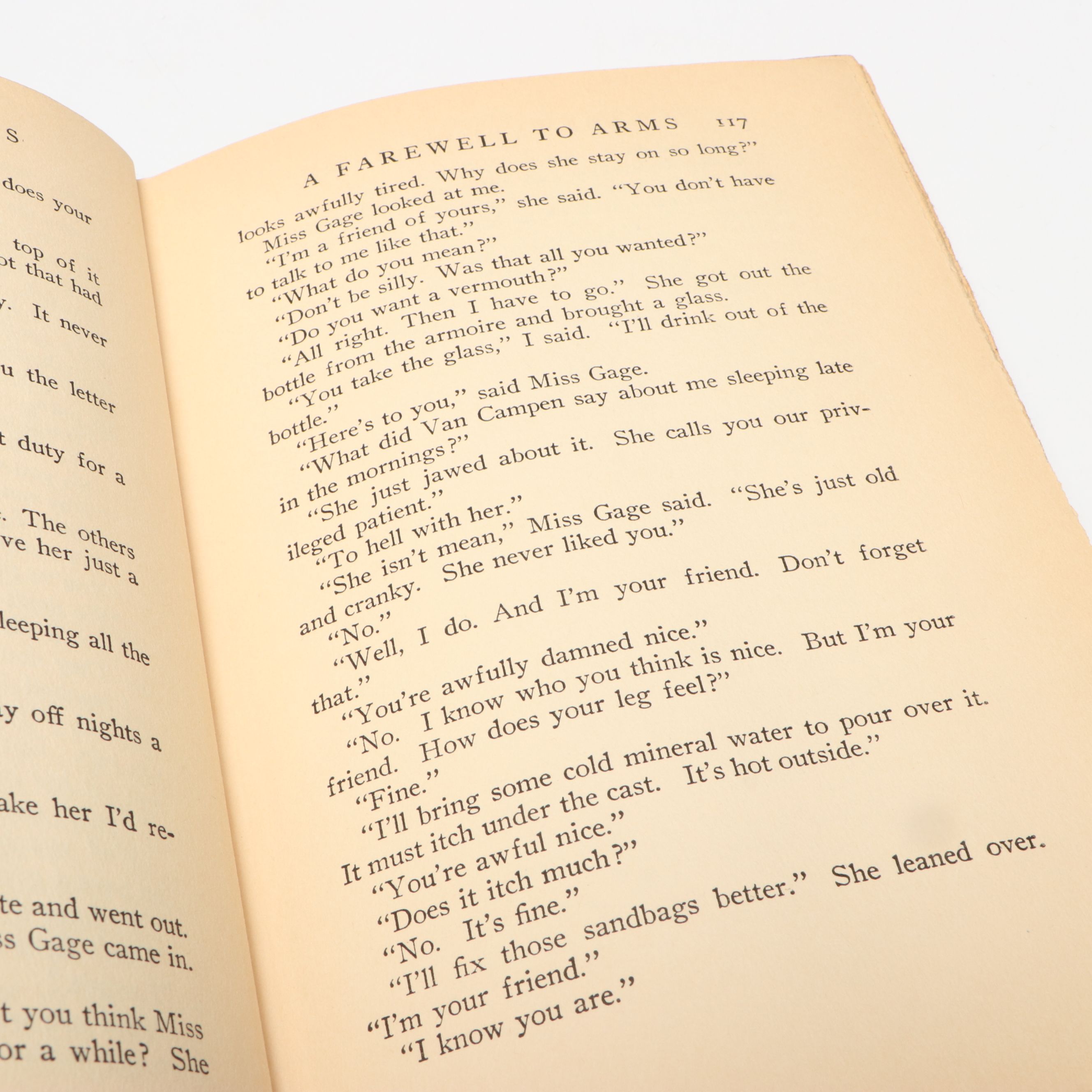 Early Printing "A Farewell to Arms" by Ernest Hemingway, 1929