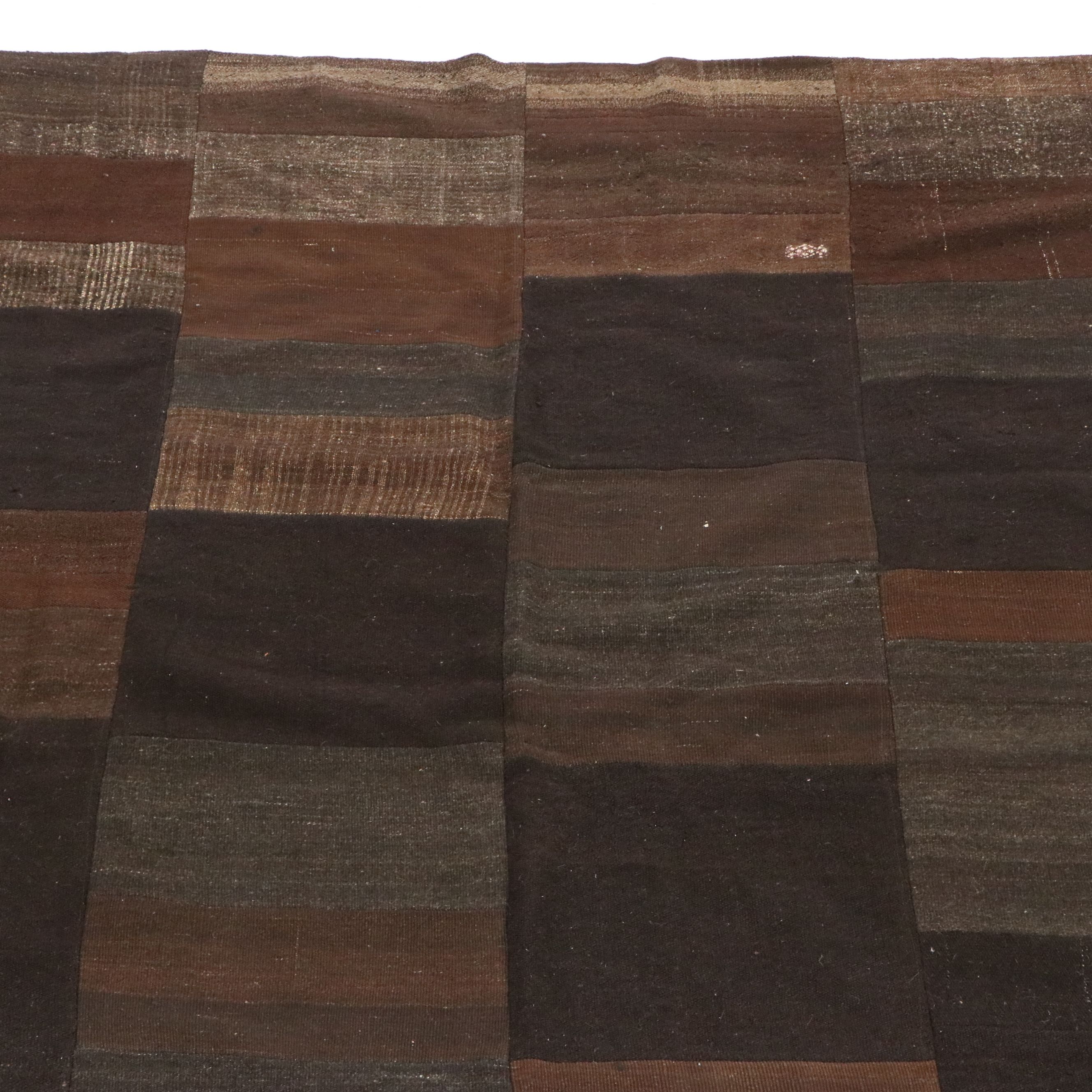 7'3 x 10'8 Handmade Turkish Patchwork Area Rug