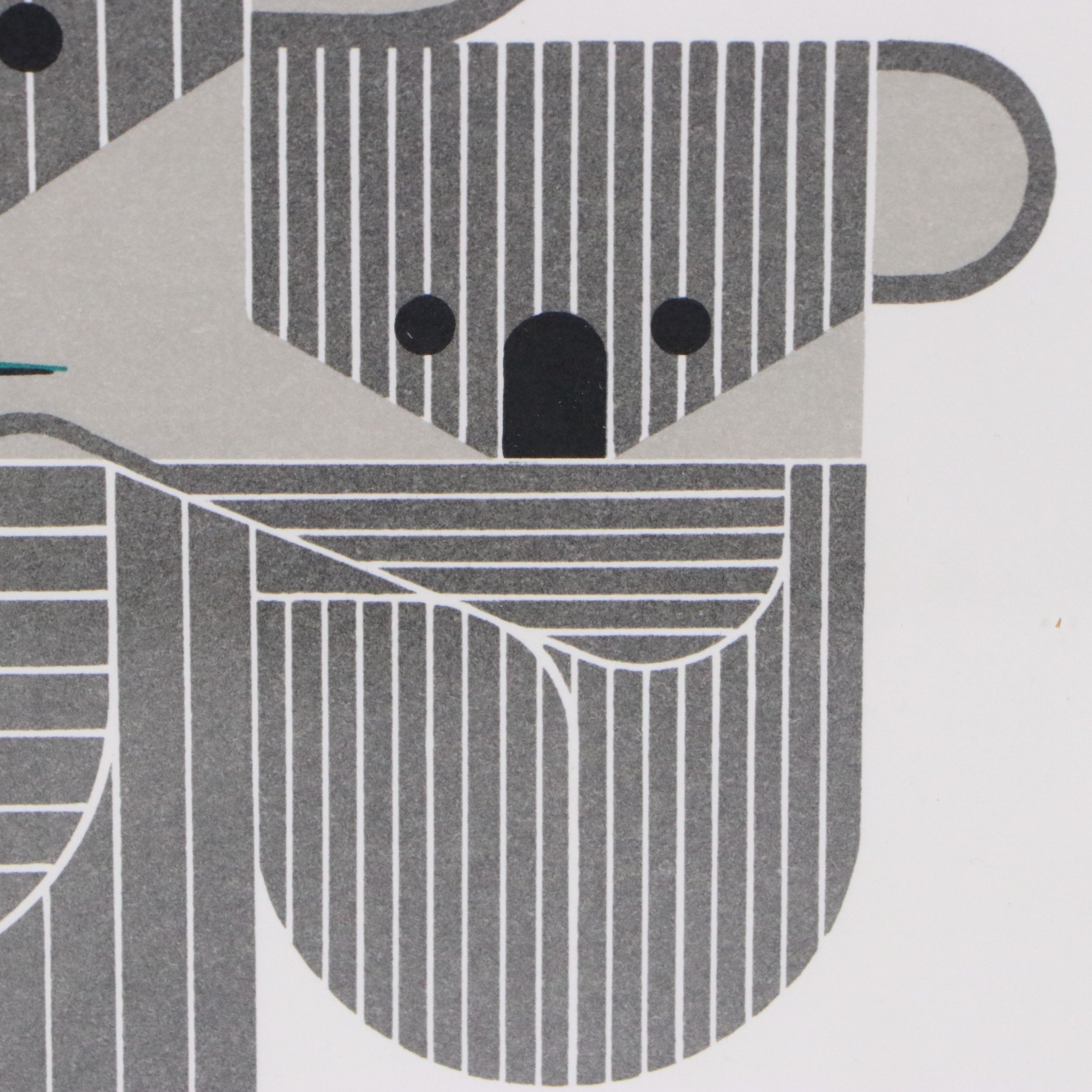 Charley Harper Serigraph "Koala Koala," Circa 1980