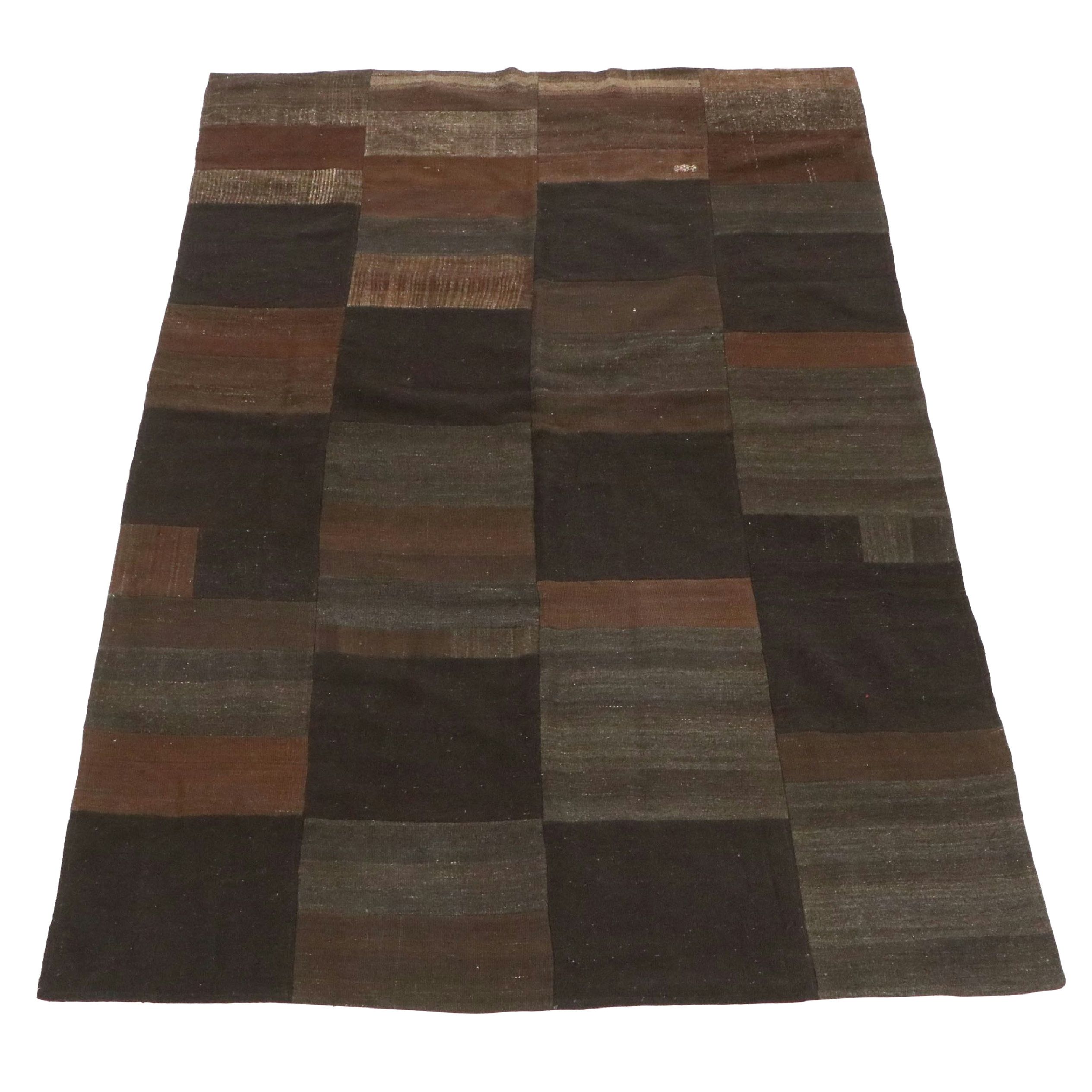 7'3 x 10'8 Handmade Turkish Patchwork Area Rug