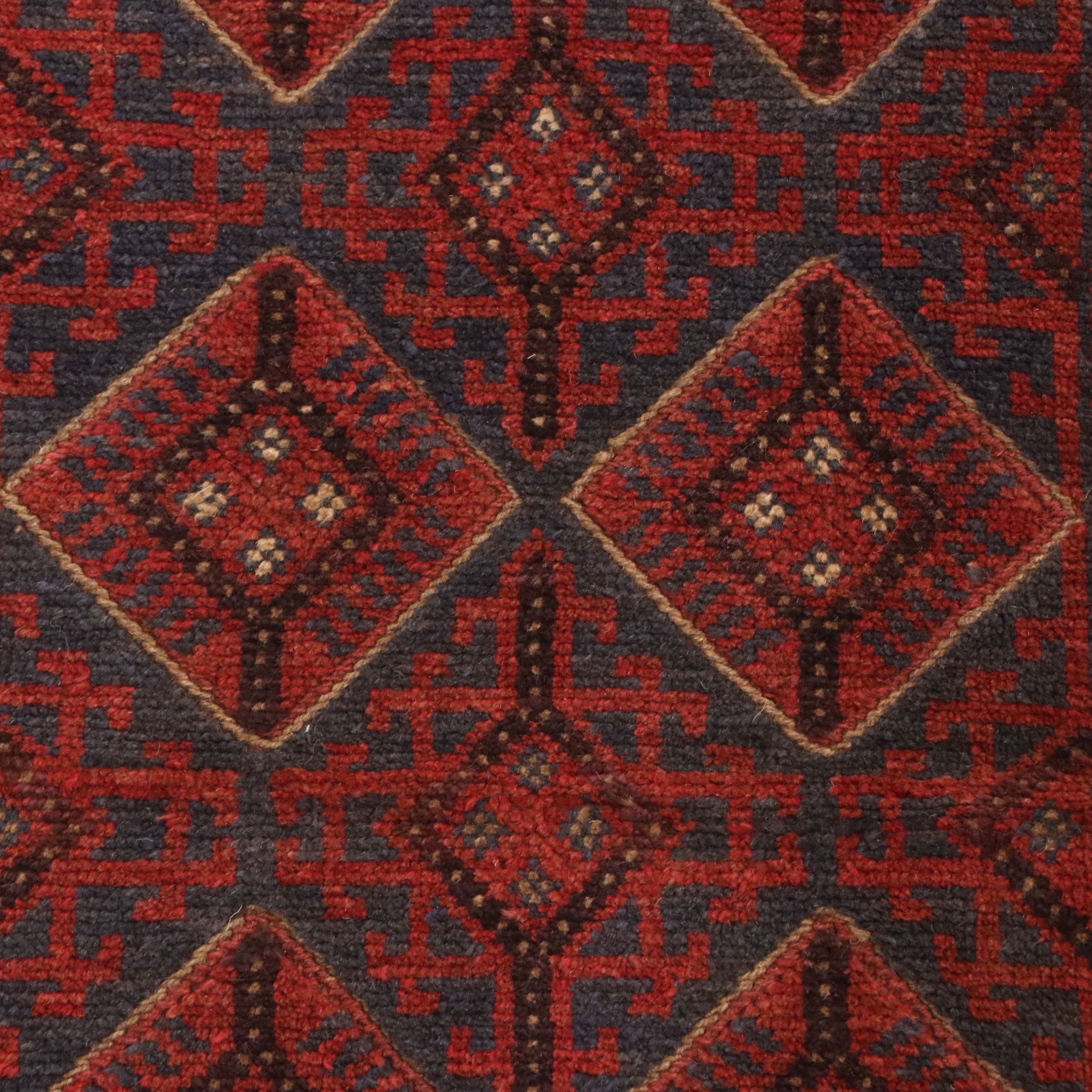 2'1 x 8'6 Handmade Afghan Mashwani Carpet Runner