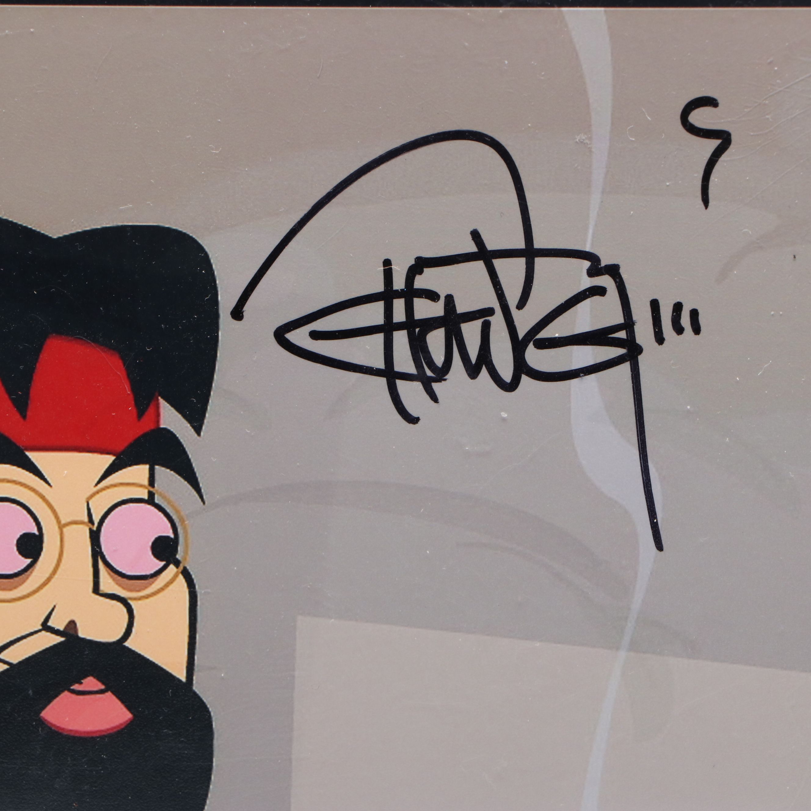 Cheech & Chong Signed Animated Print, PSA/DNA
