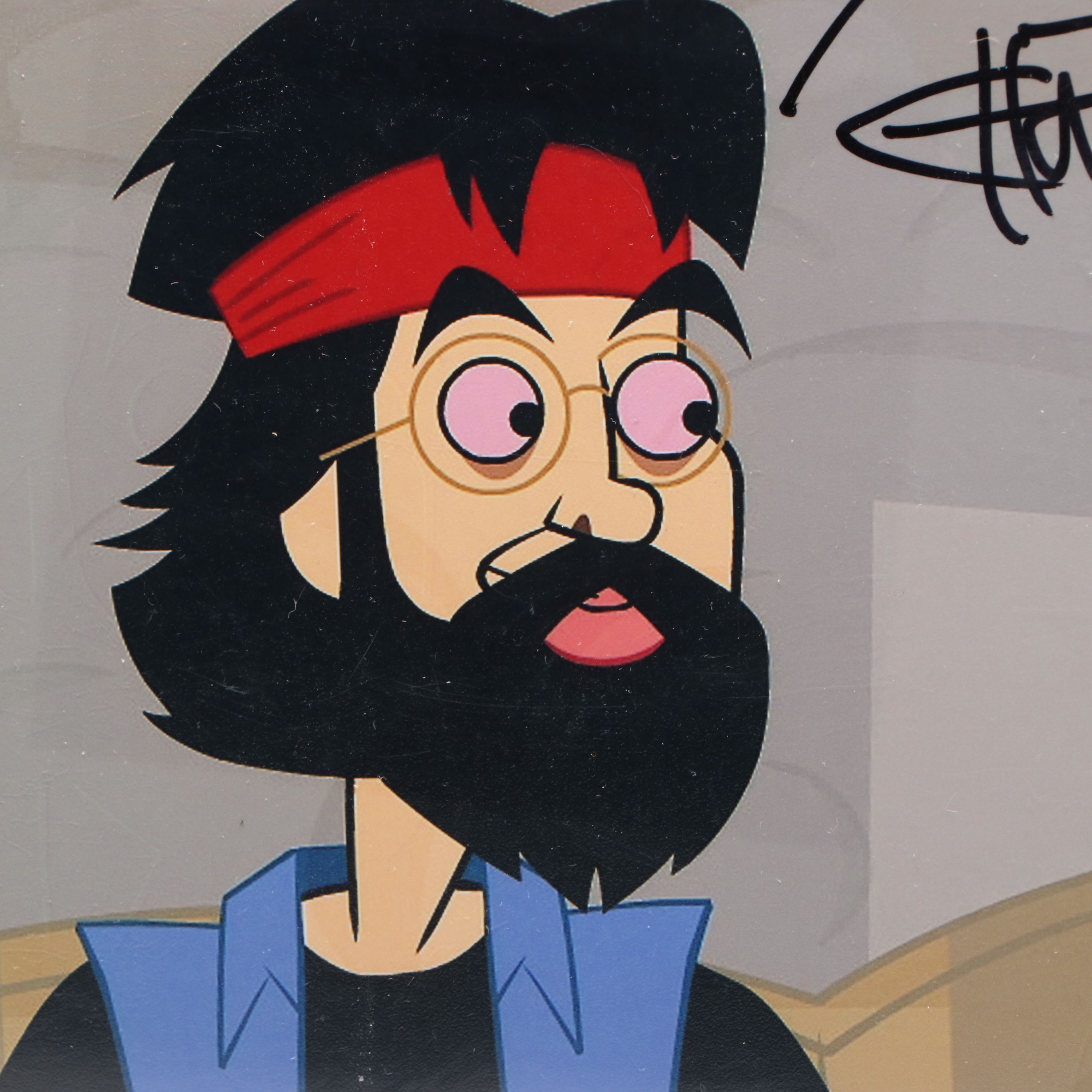 Cheech & Chong Signed Animated Print, PSA/DNA