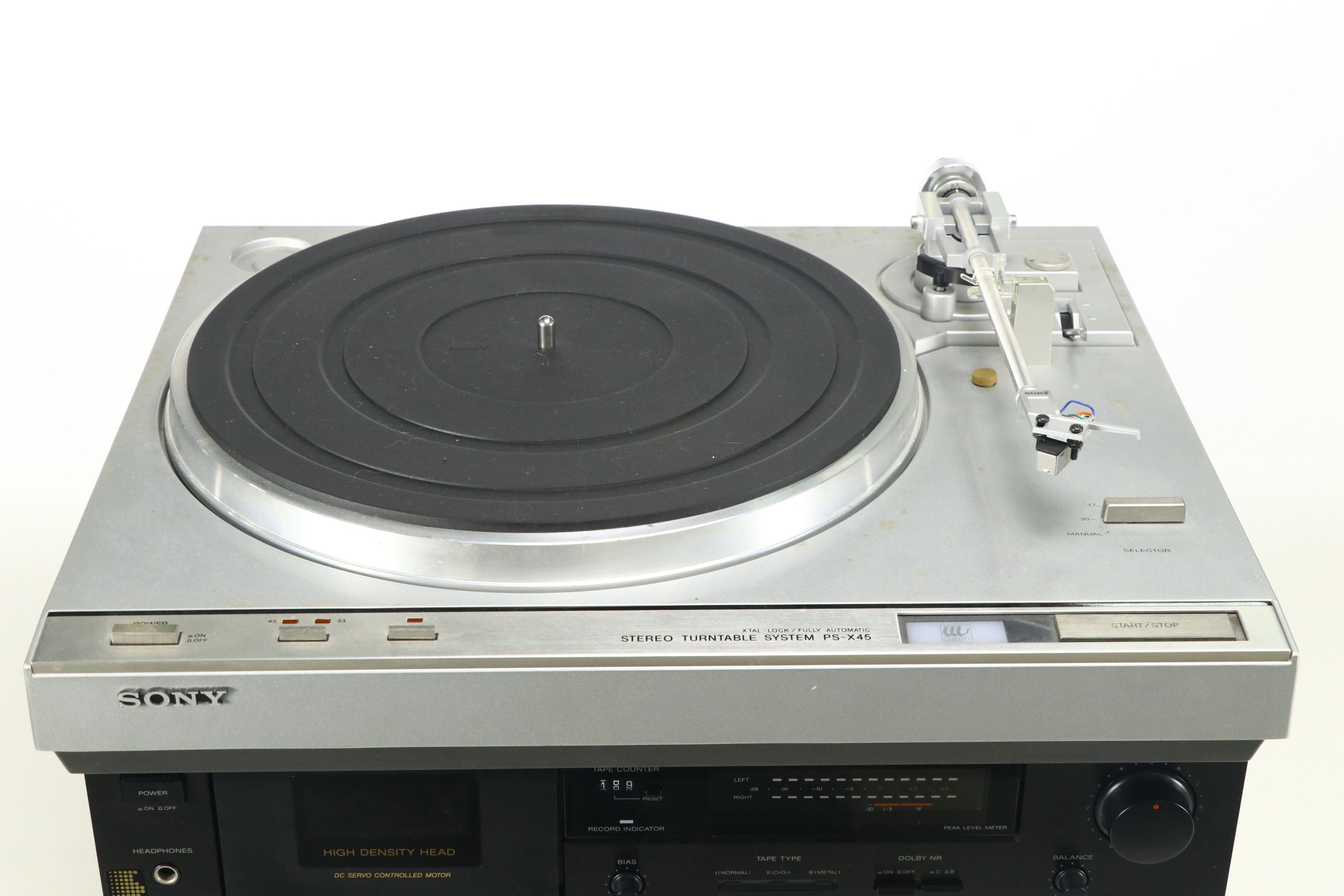 Sony PS-X45 Stereo Turntable, Kenwood Compact Disc Player, and More Audio