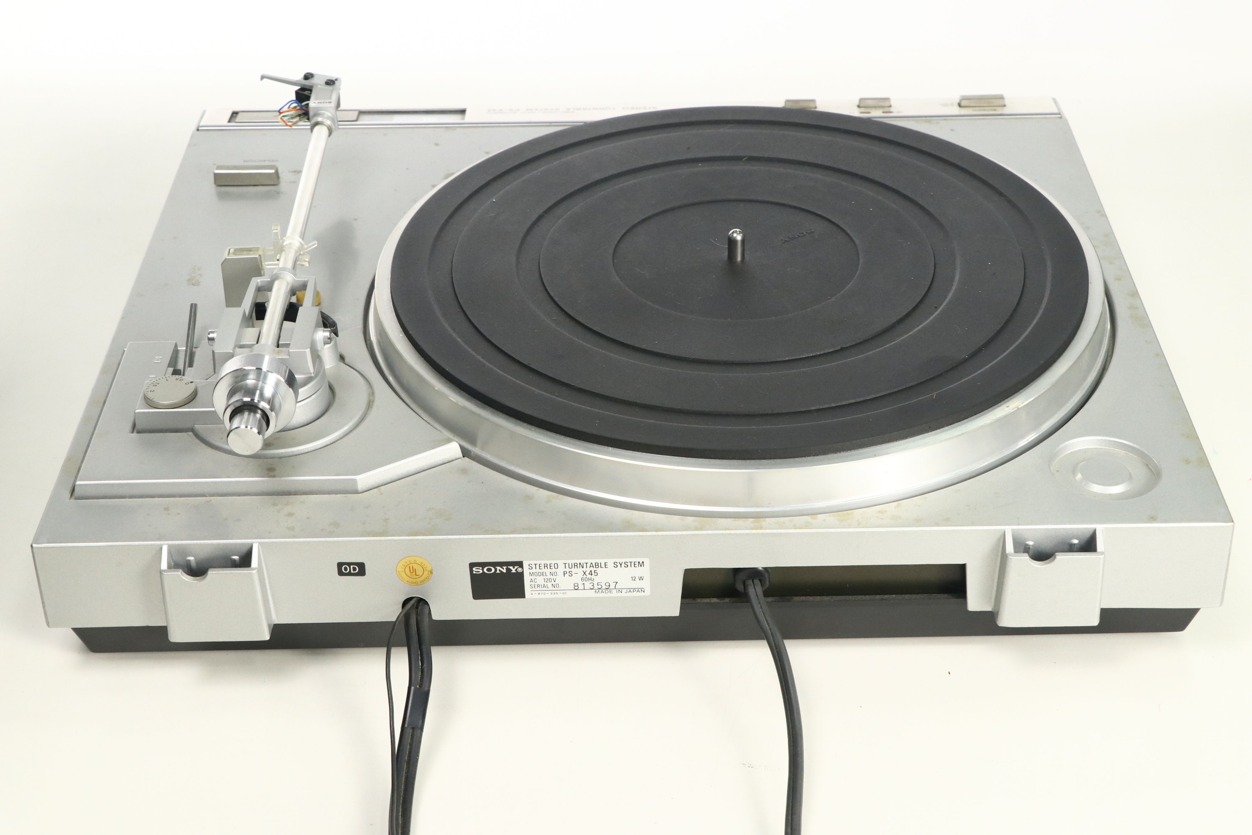 Sony PS-X45 Stereo Turntable, Kenwood Compact Disc Player, and More Audio