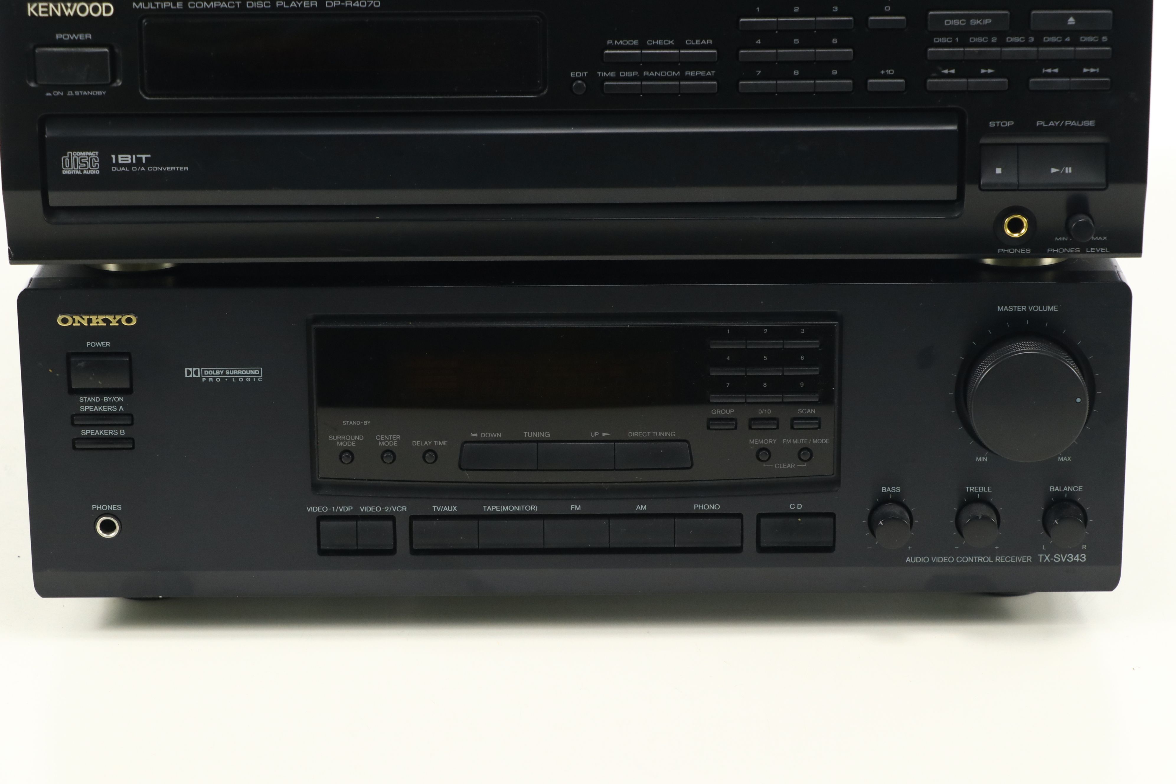 Sony PS-X45 Stereo Turntable, Kenwood Compact Disc Player, and More Audio