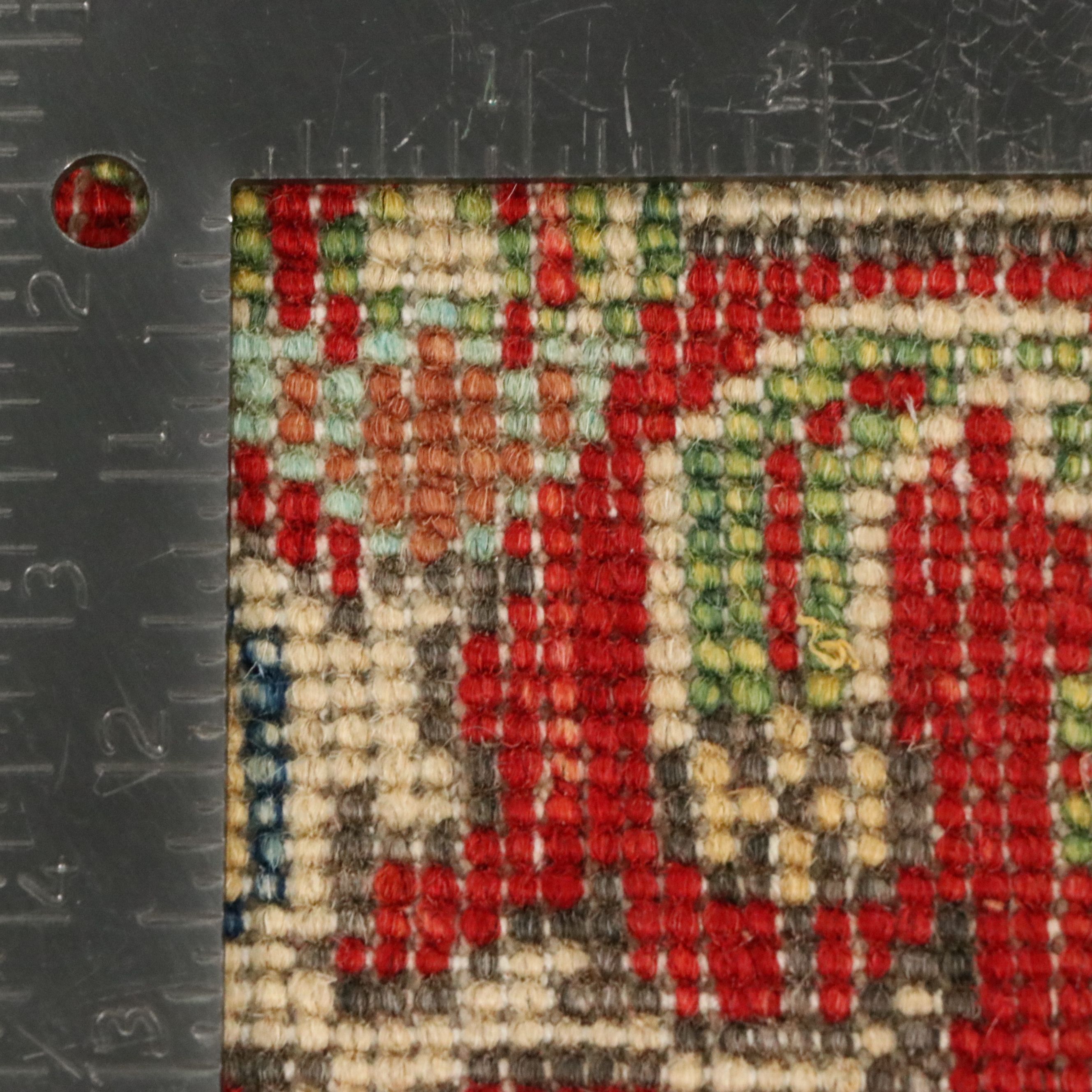 3'10 x 6' Hand-Knotted Indo-Persian Serapi Area Rug