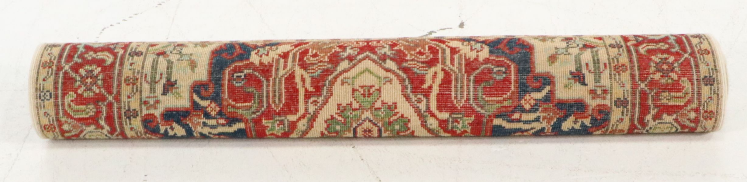 3'10 x 6' Hand-Knotted Indo-Persian Serapi Area Rug