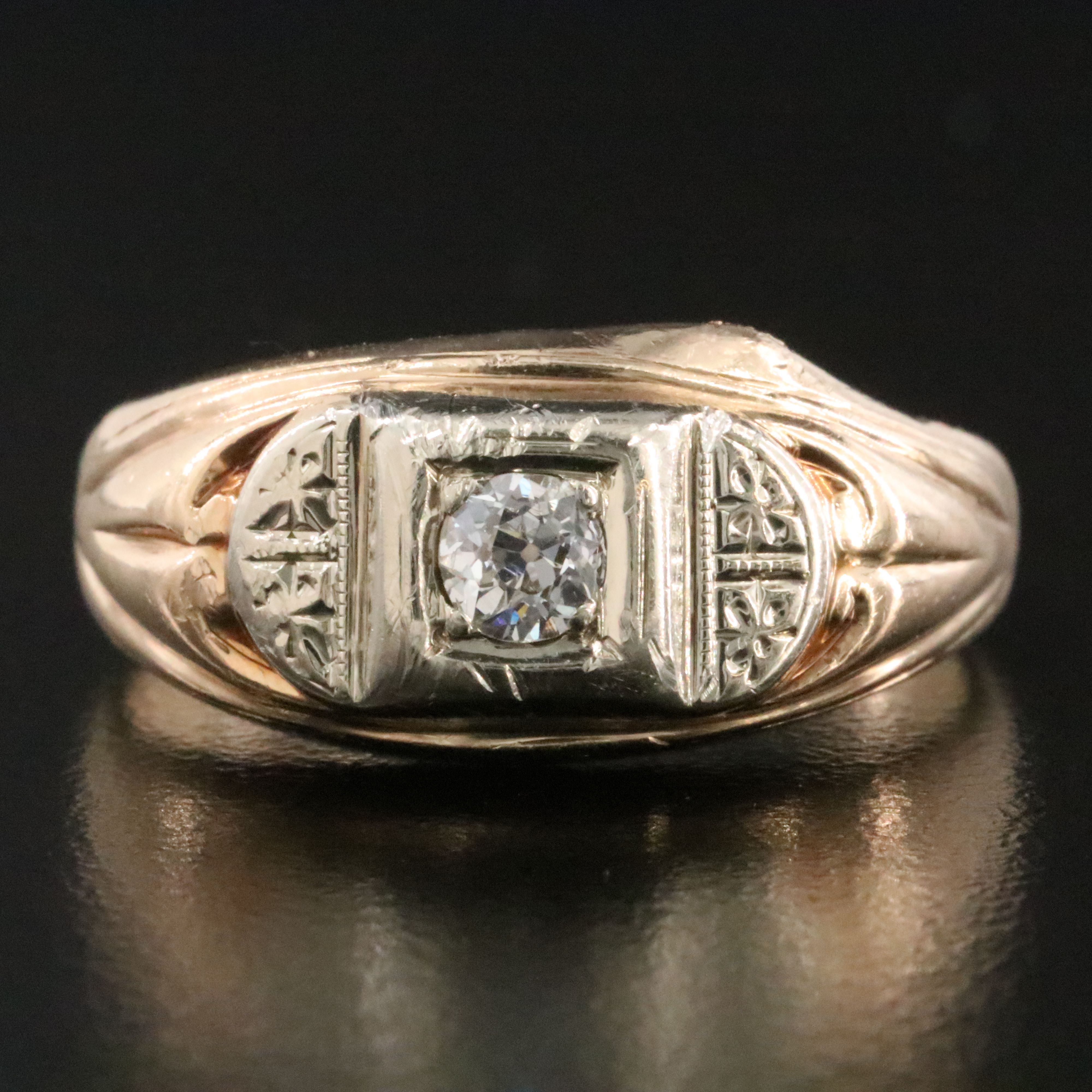 14K 0.25 CT Diamond Ring