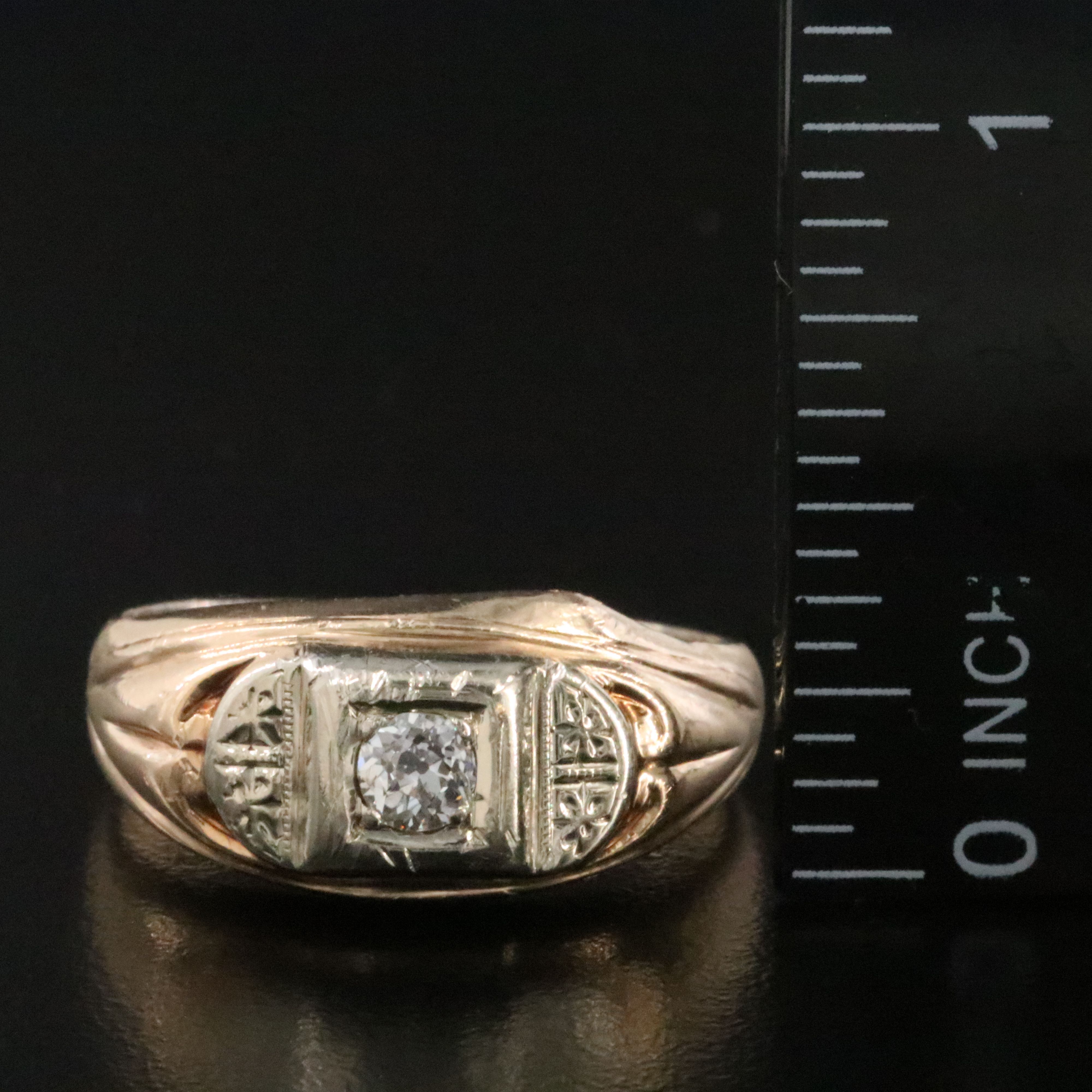 14K 0.25 CT Diamond Ring