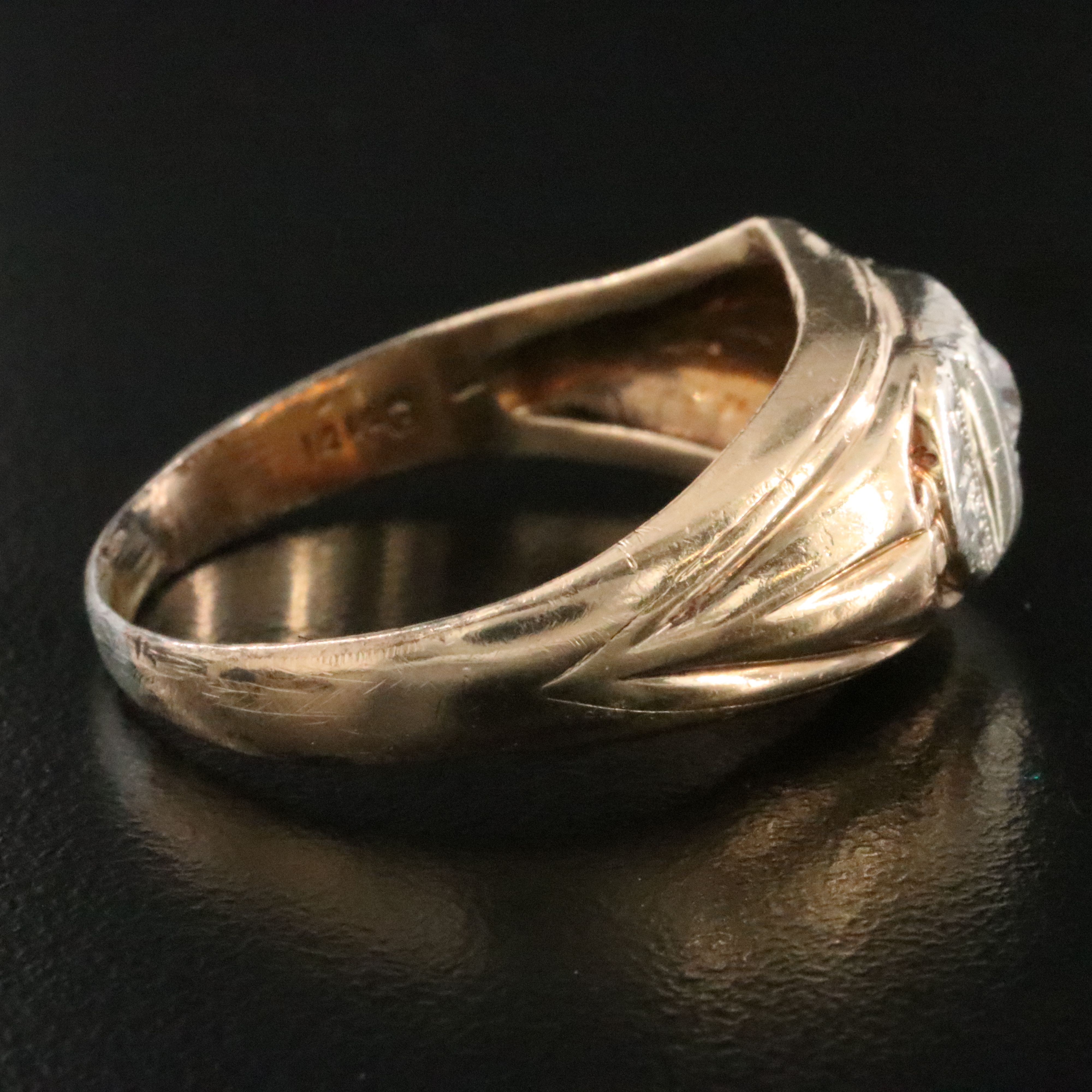 14K 0.25 CT Diamond Ring