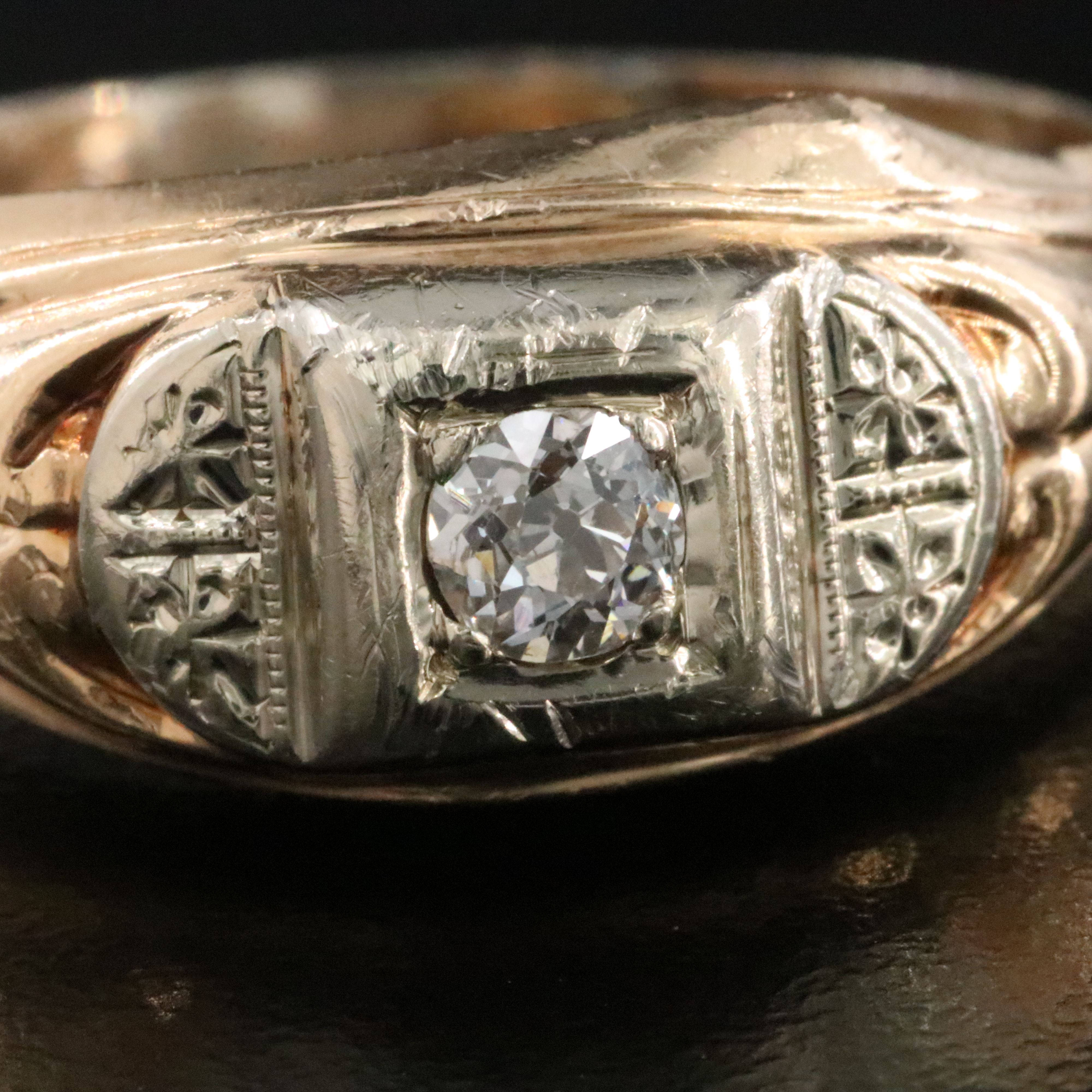 14K 0.25 CT Diamond Ring