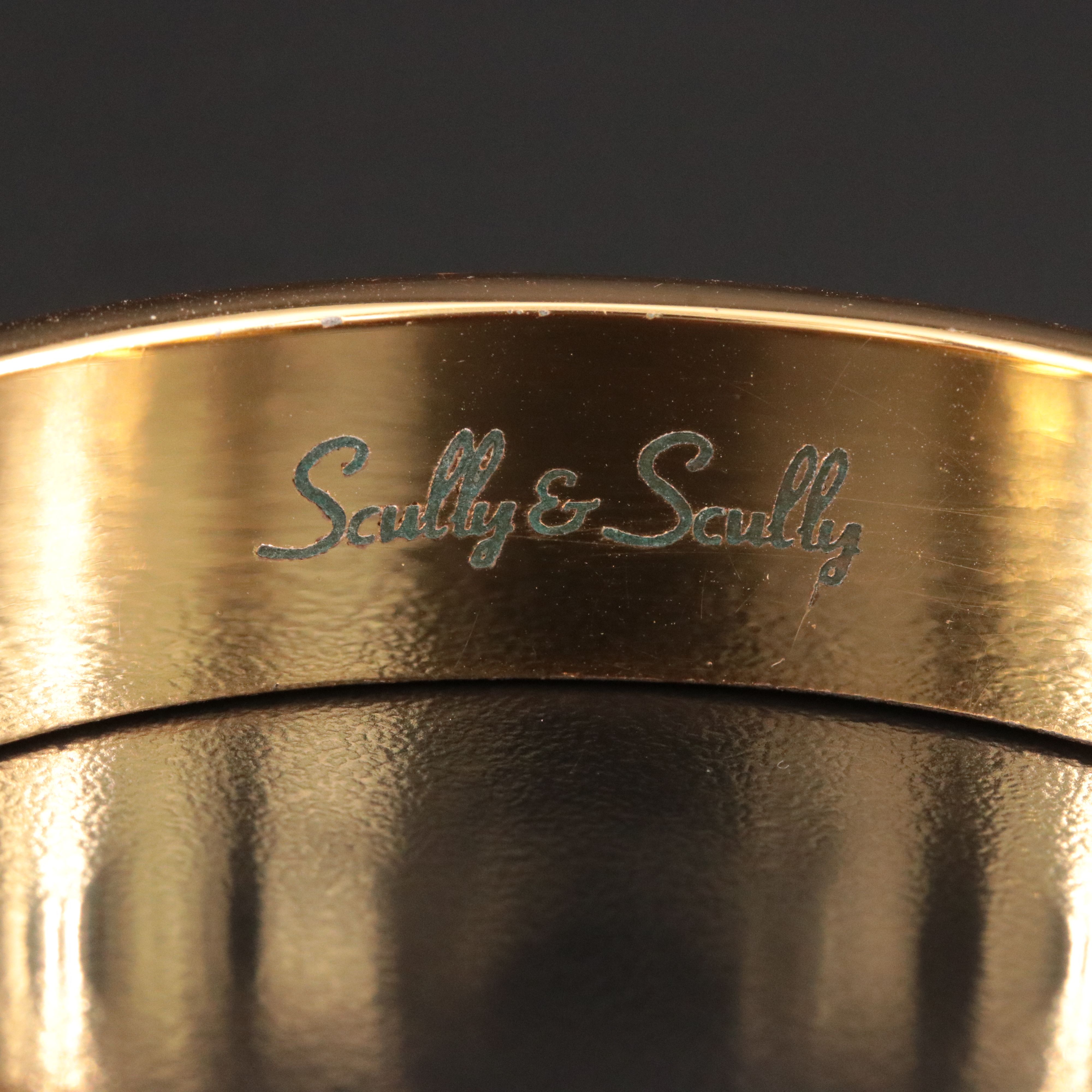 Scully & Scully Crocodile Leather Clamper