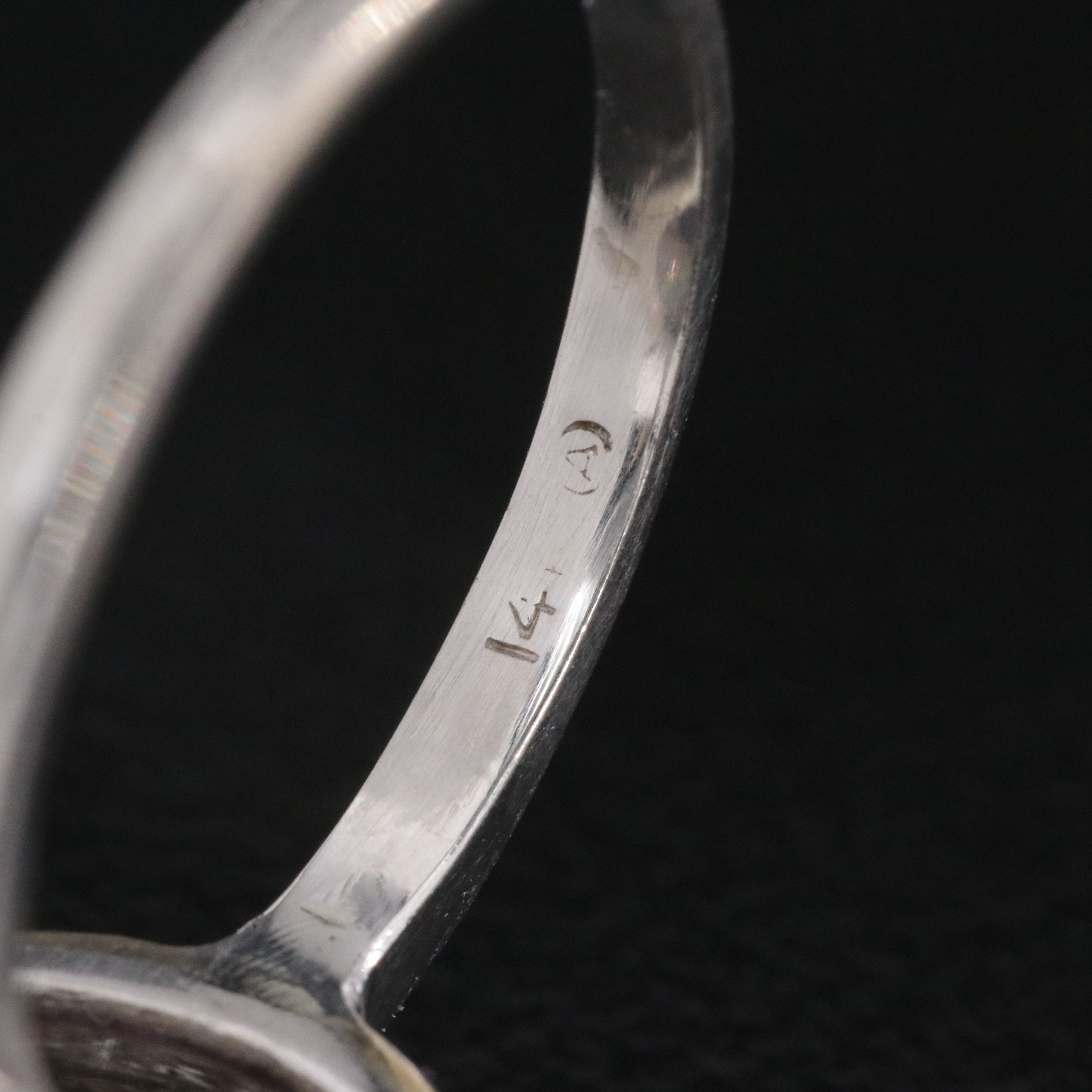 14K Amethyst and Diamond Ring