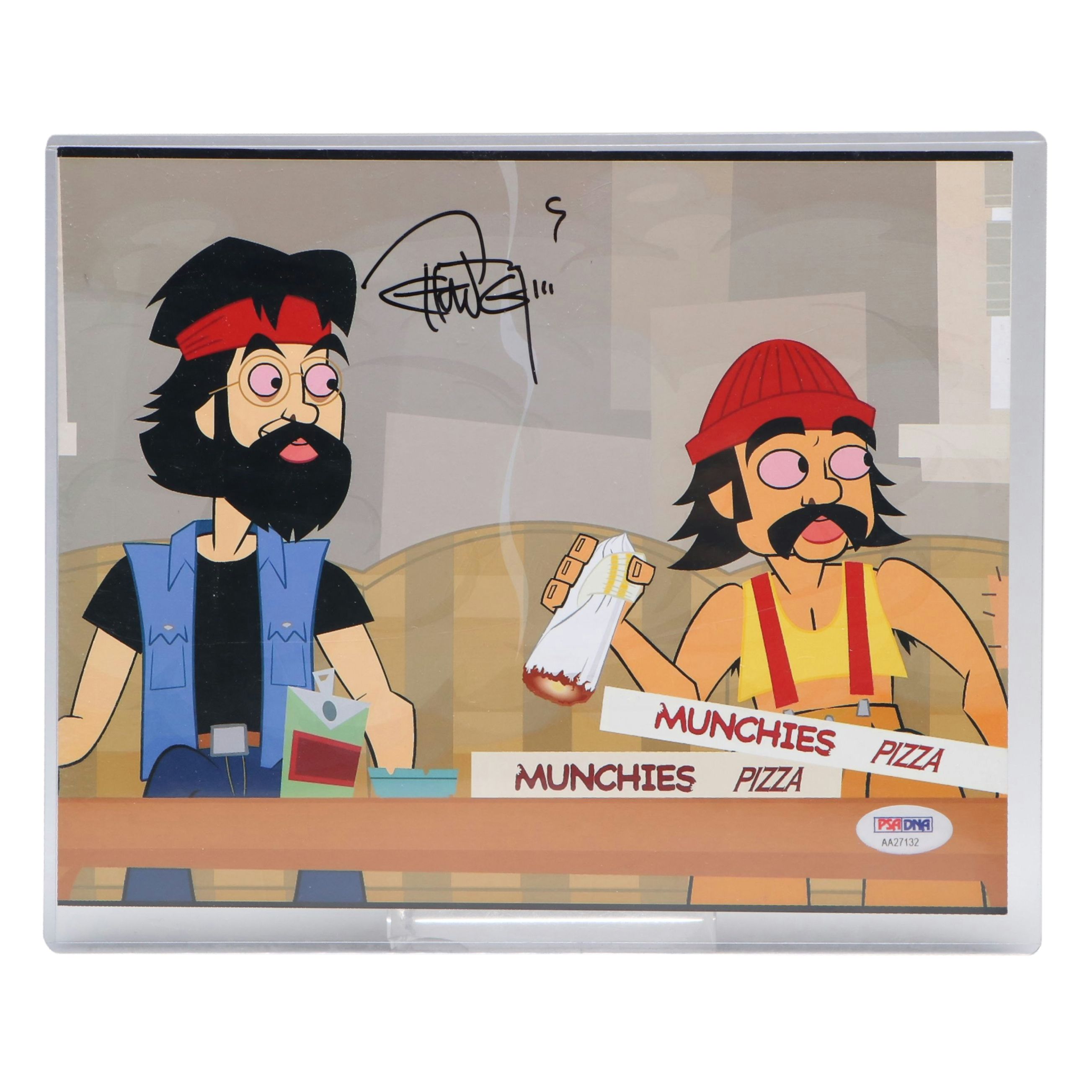 Cheech & Chong Signed Animated Print, PSA/DNA