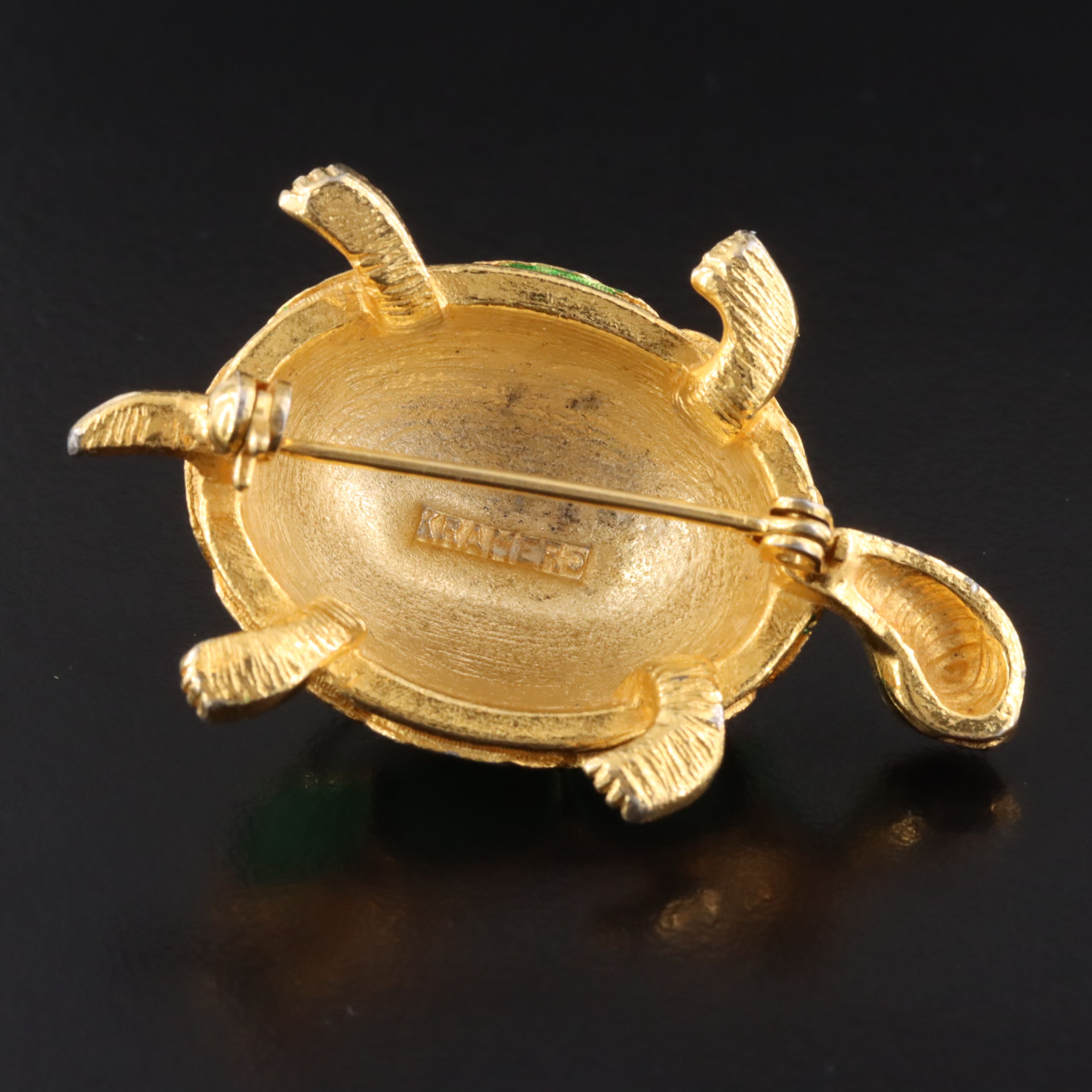 Vintage Kramer Turtle Brooch