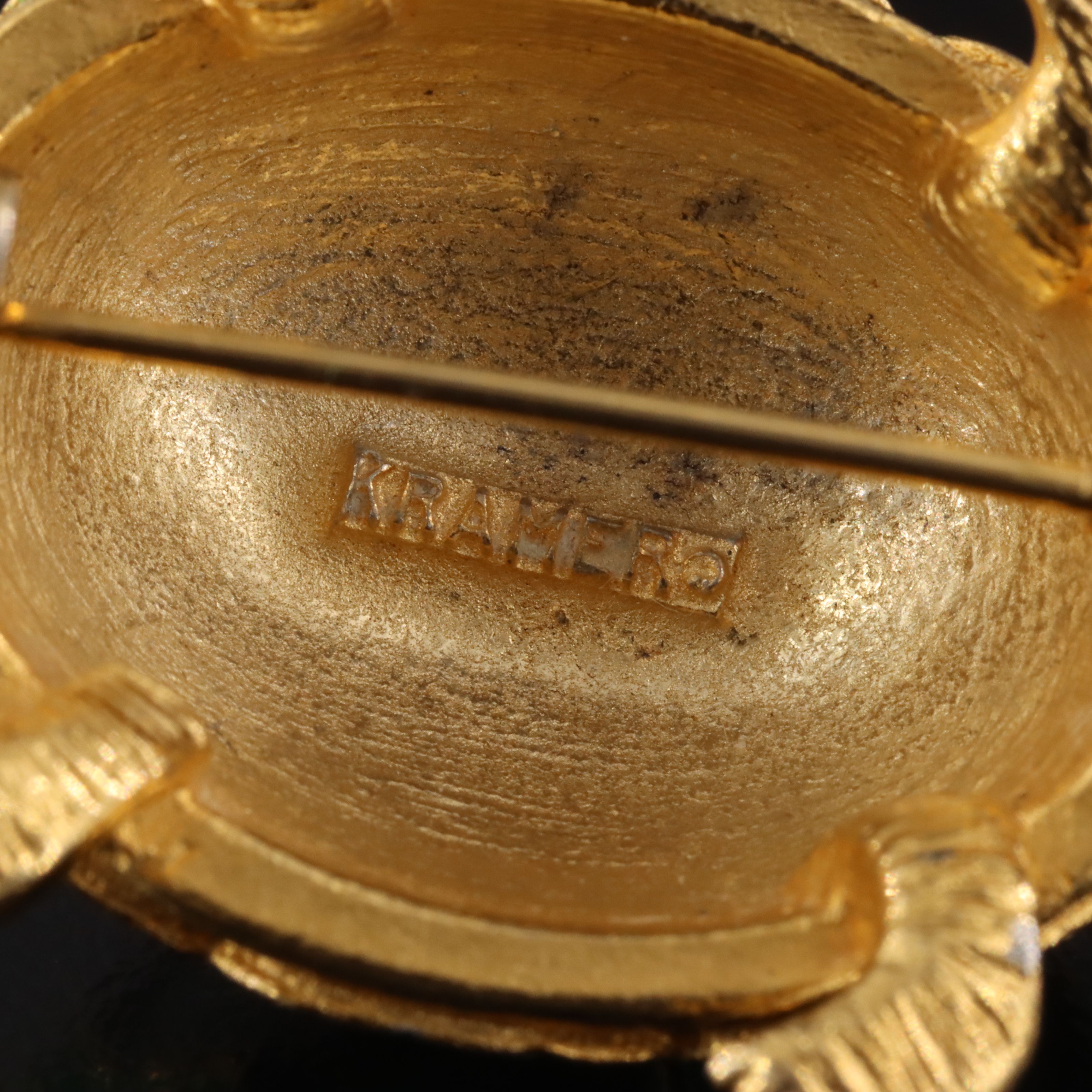 Vintage Kramer Turtle Brooch