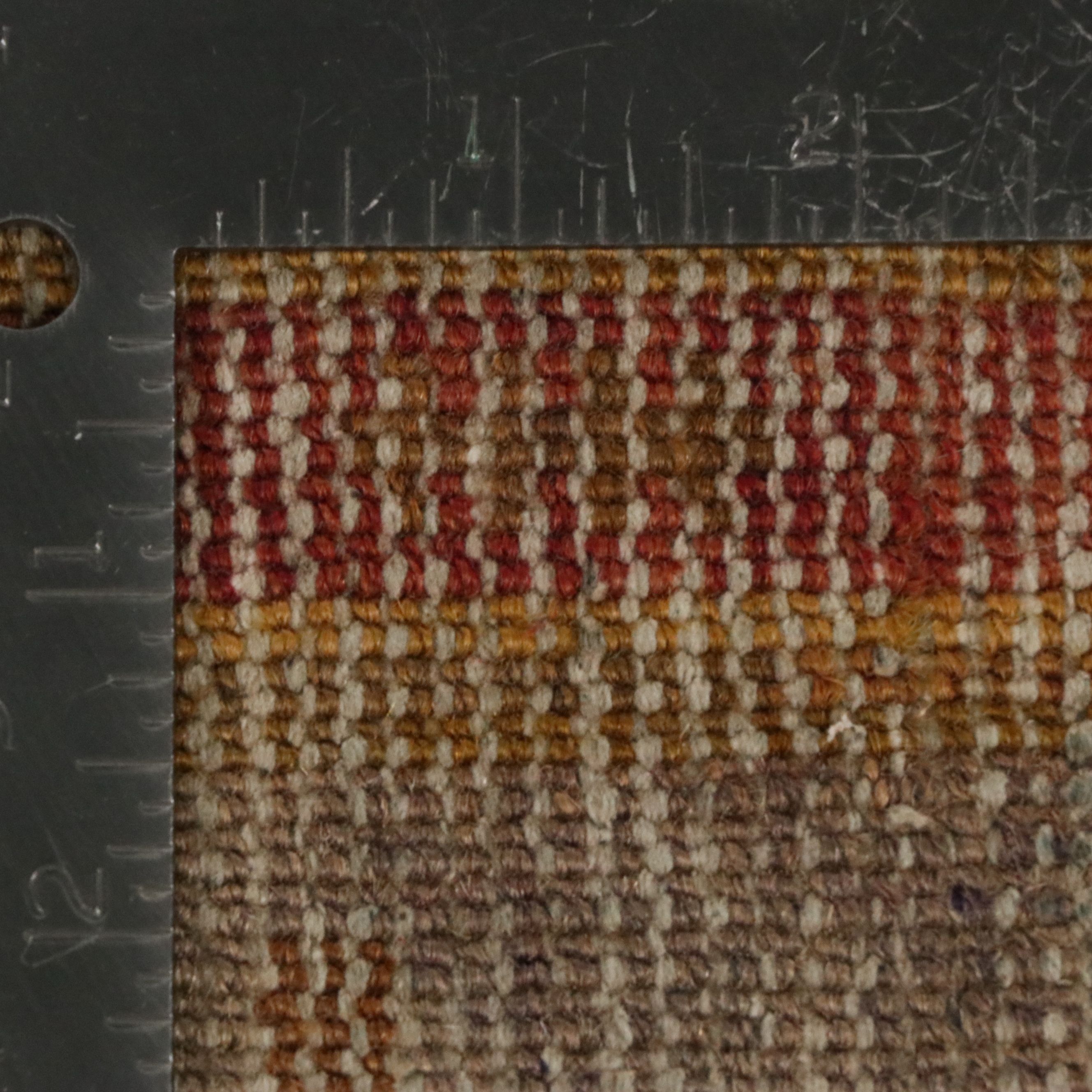 3'4 x 7'3 Hand-Knotted Turkish Oushak Area Rug