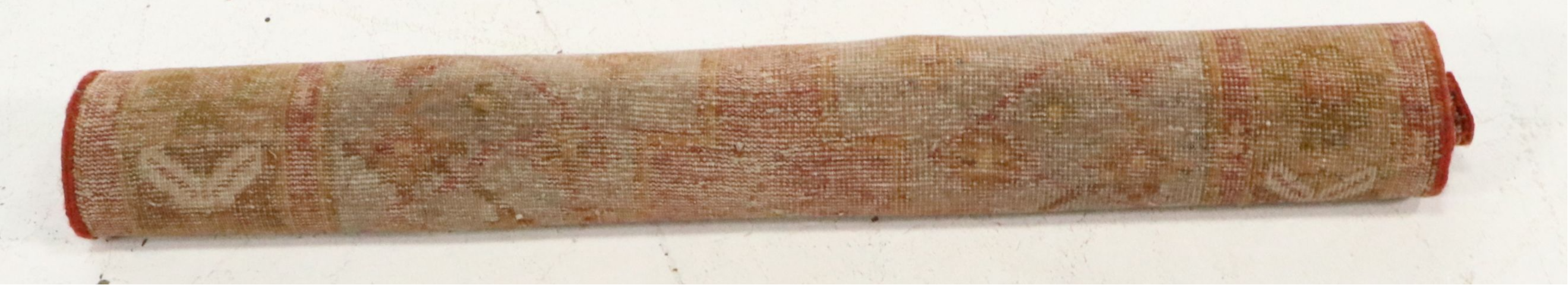 3'4 x 7'3 Hand-Knotted Turkish Oushak Area Rug