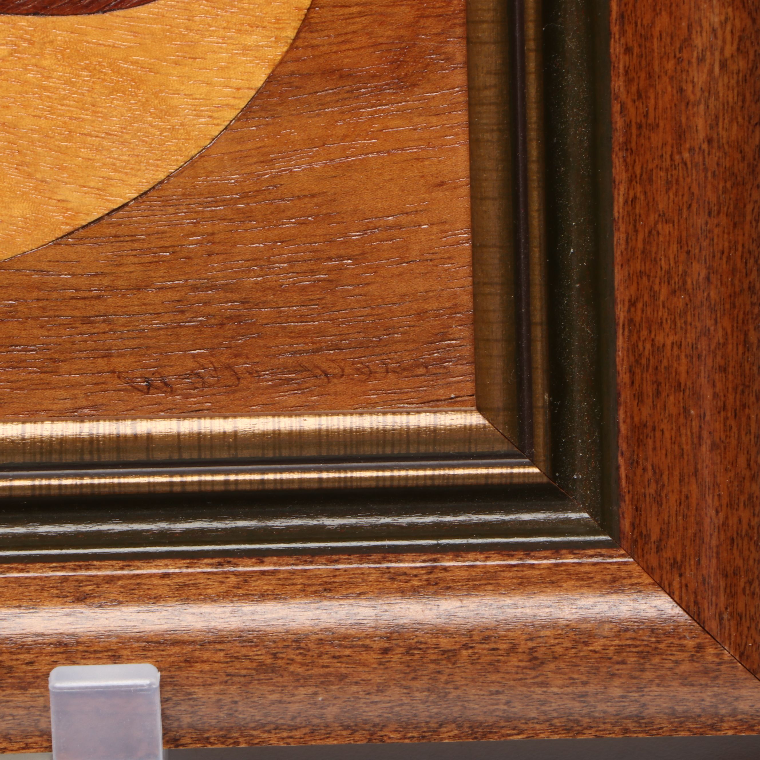 Walter Weiss Handcrafted Wooden Marquetry Wall Hangings