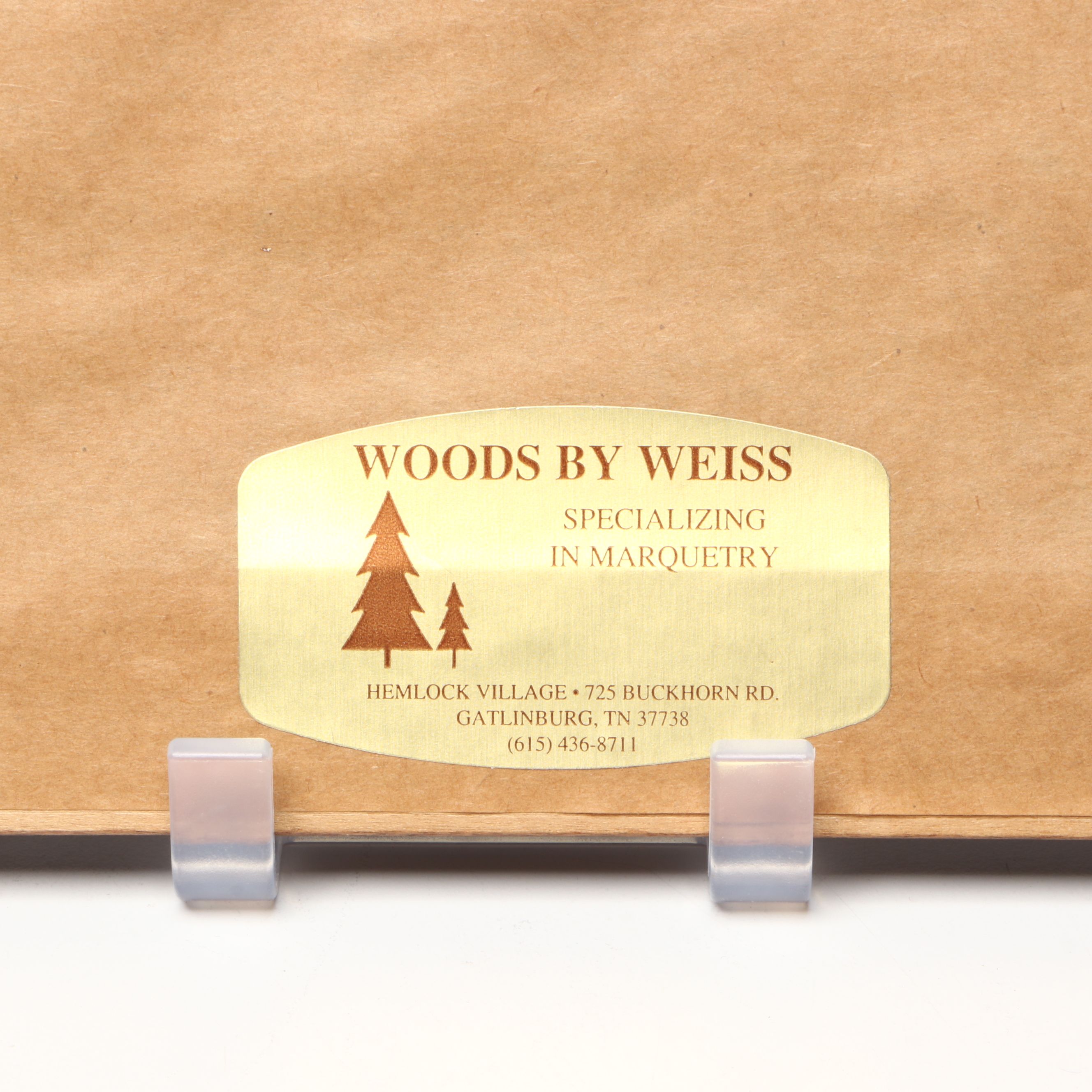 Walter Weiss Handcrafted Wooden Marquetry Wall Hangings