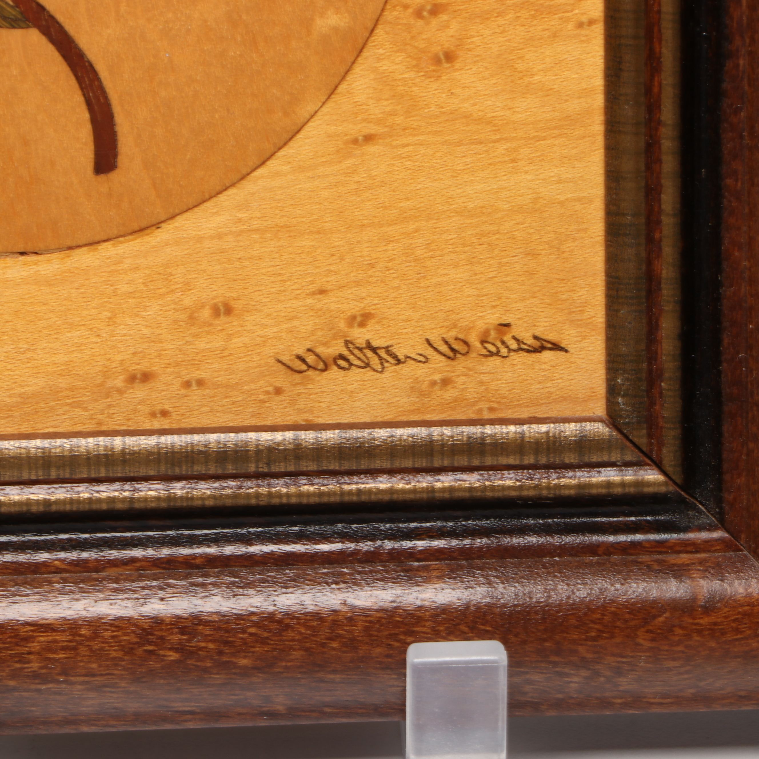 Walter Weiss Handcrafted Wooden Marquetry Wall Hangings