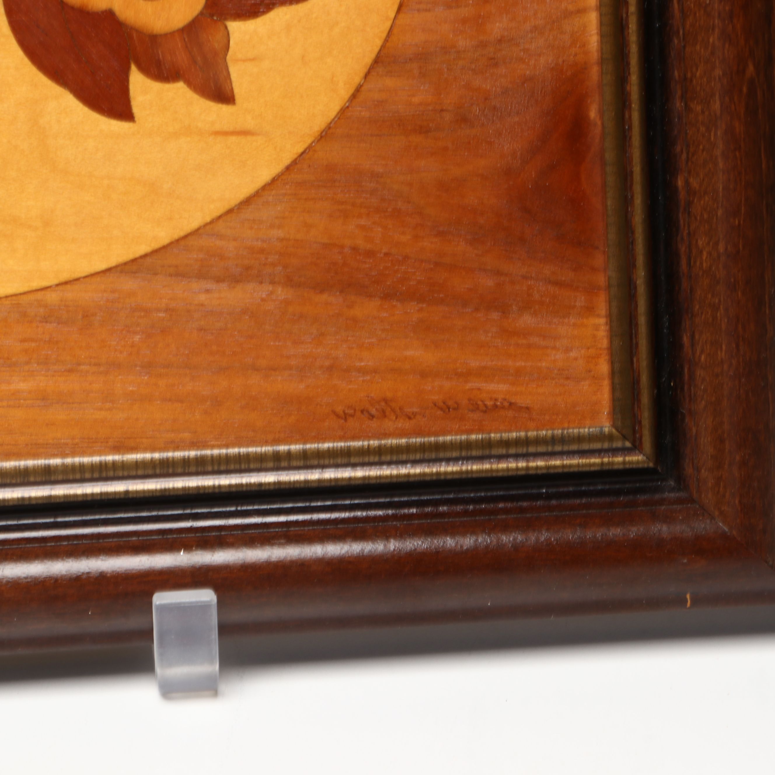 Walter Weiss Handcrafted Wooden Marquetry Wall Hangings