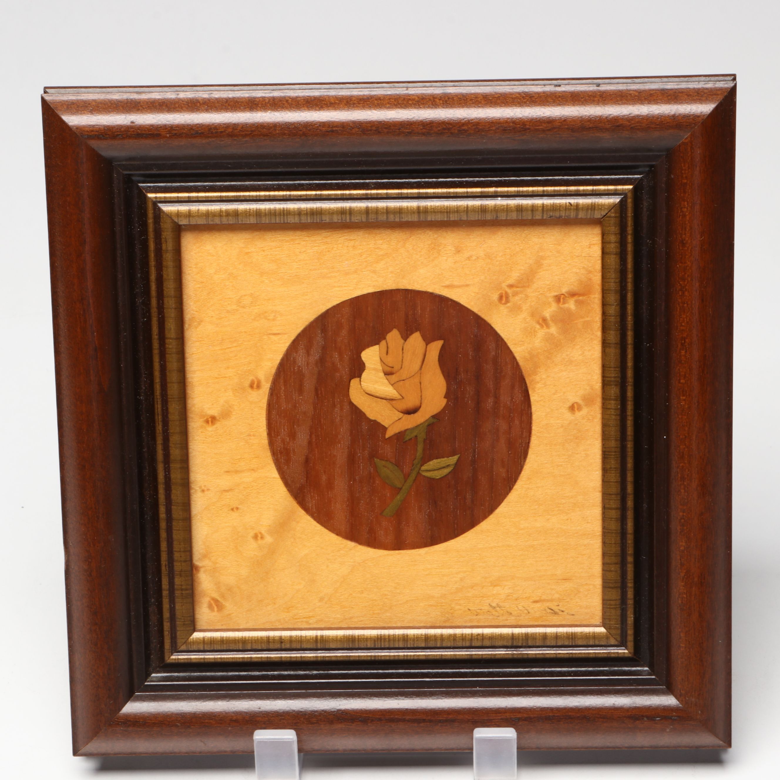 Walter Weiss Handcrafted Wooden Marquetry Wall Hangings
