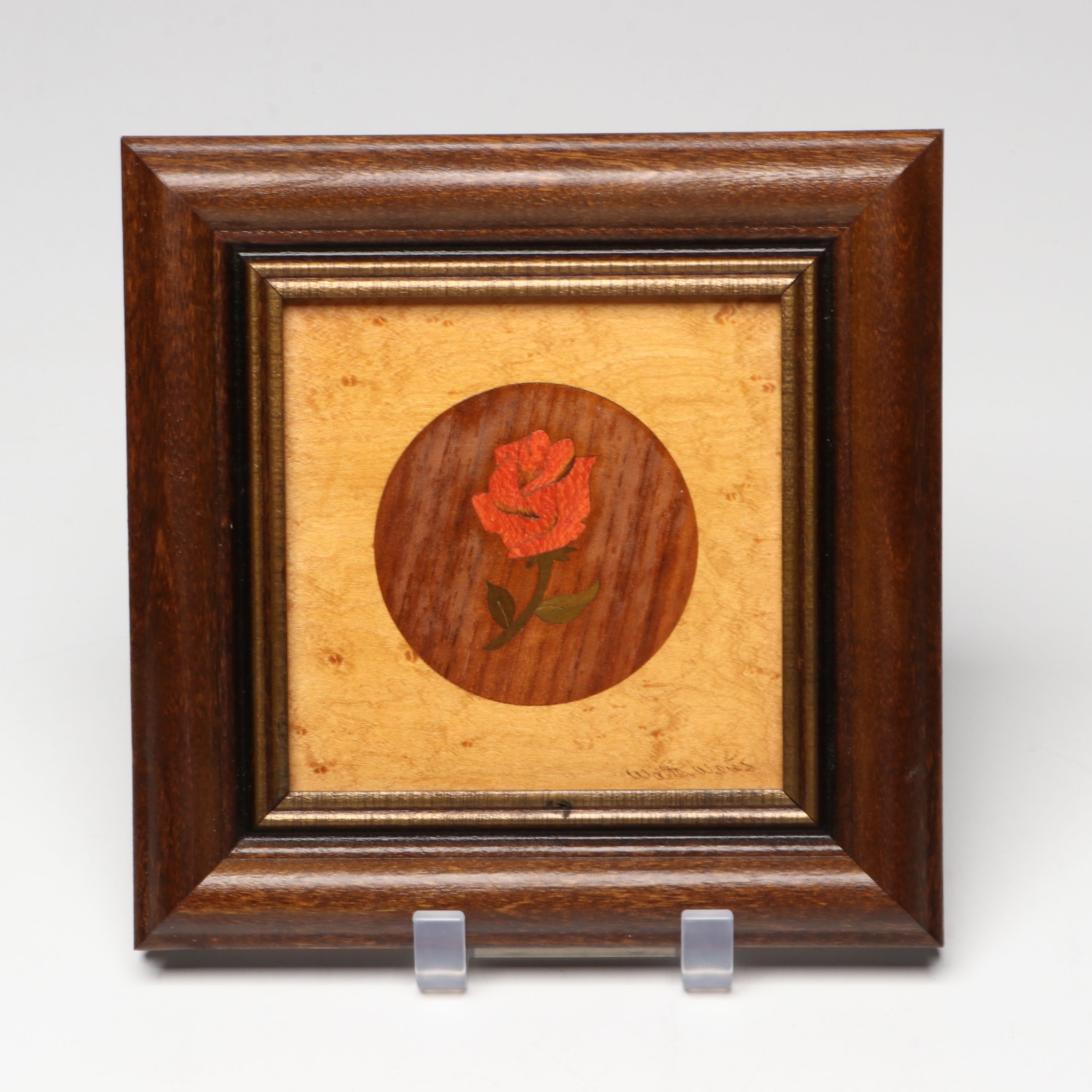 Walter Weiss Handcrafted Wooden Marquetry Wall Hangings
