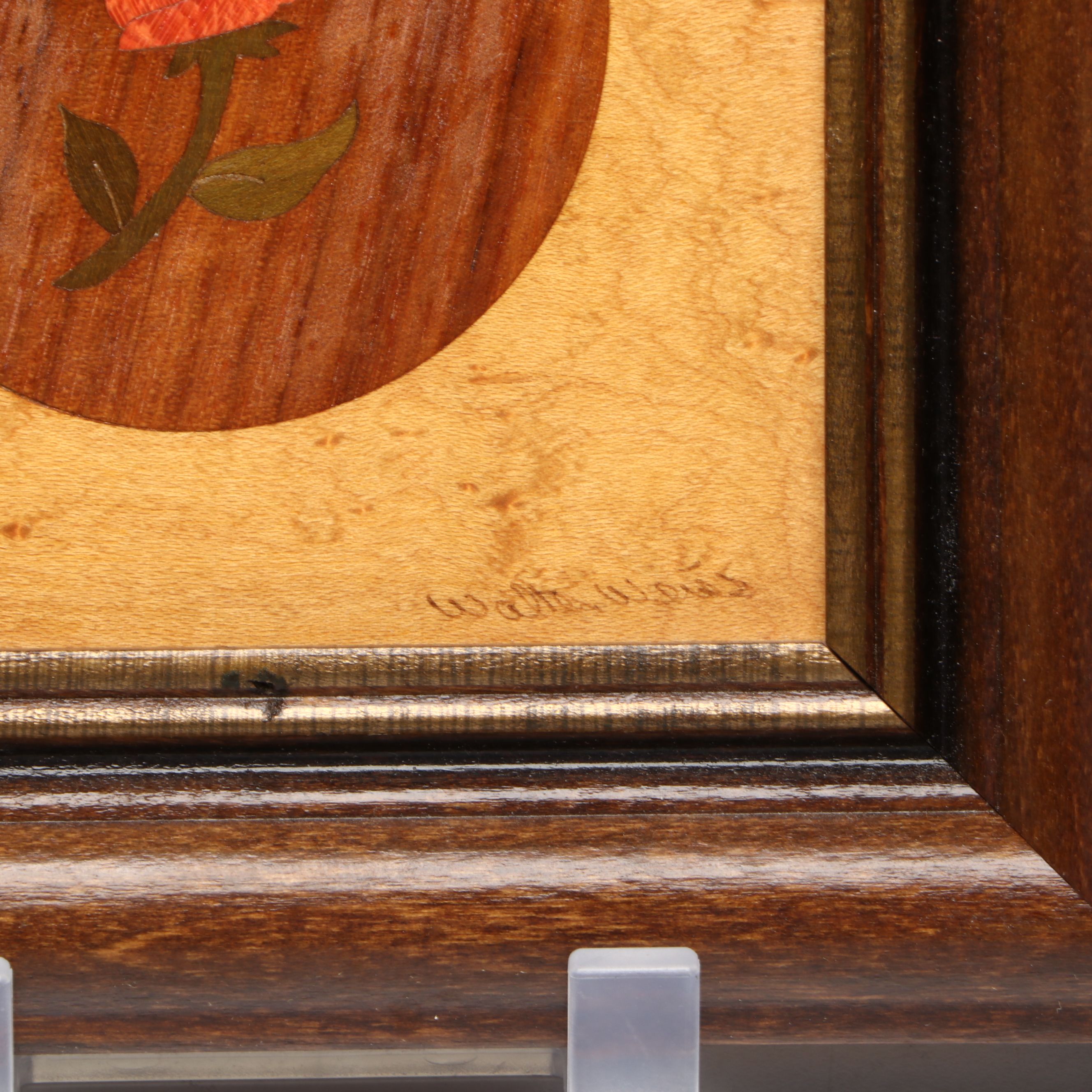 Walter Weiss Handcrafted Wooden Marquetry Wall Hangings