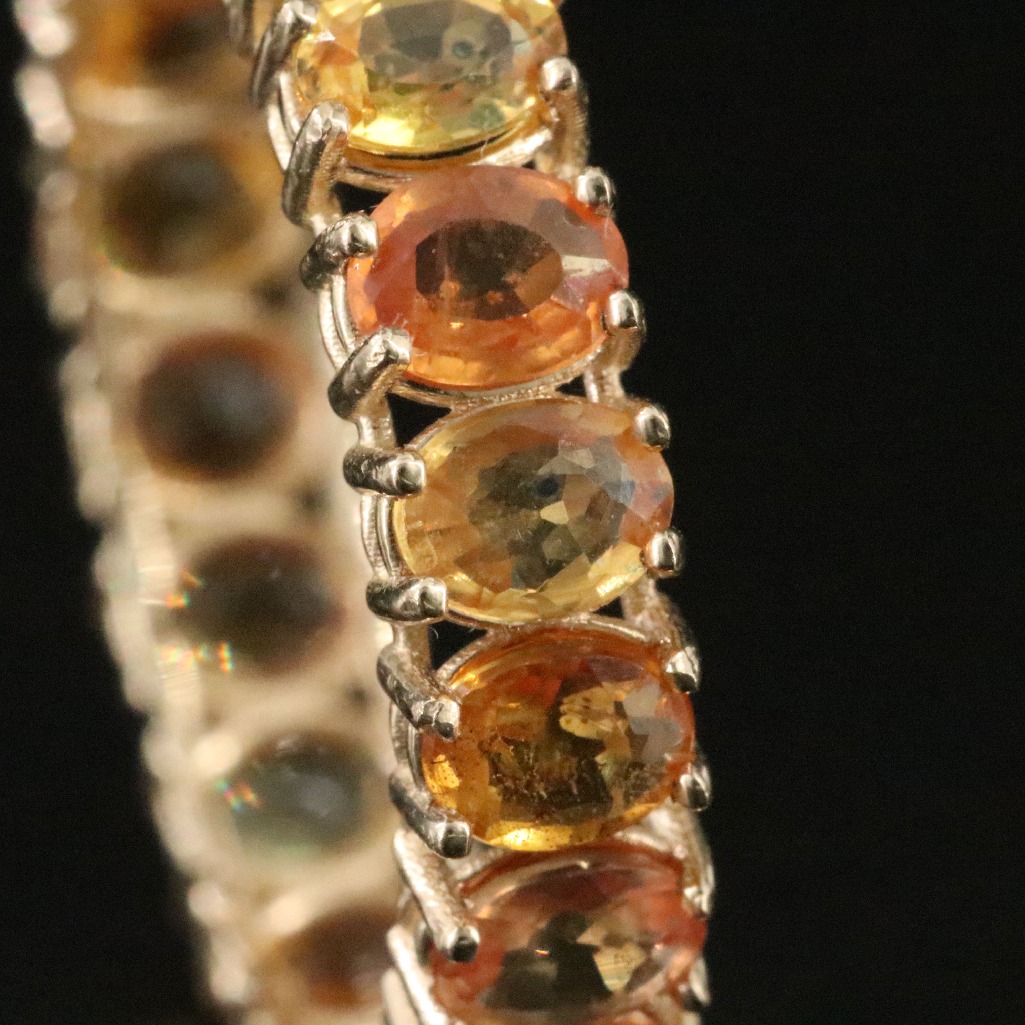 14K Sapphire Eternity Band