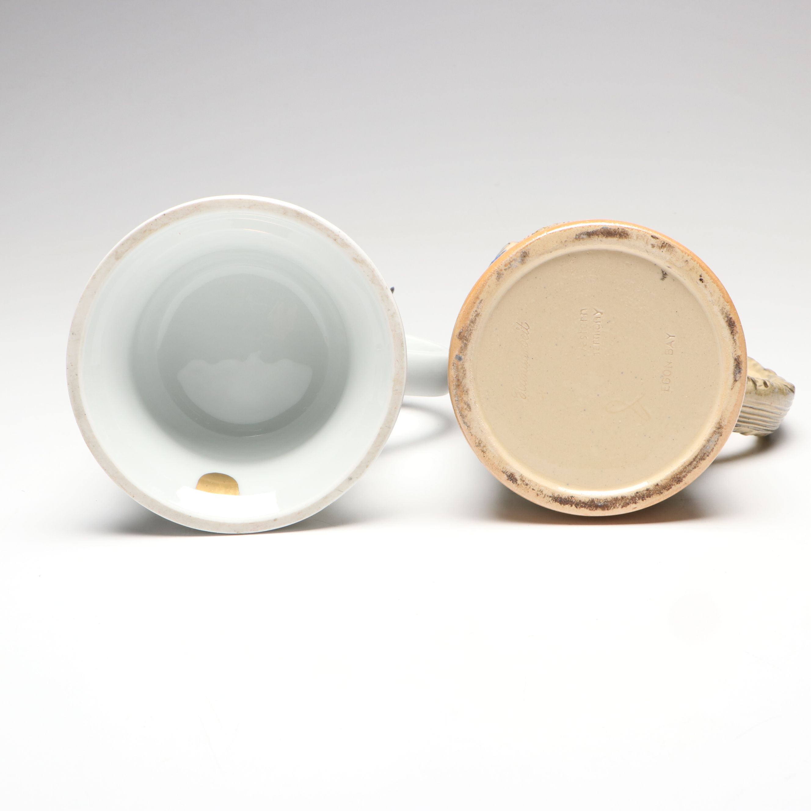 Egon Bay and Other Ceramic and Glass Beer Steins