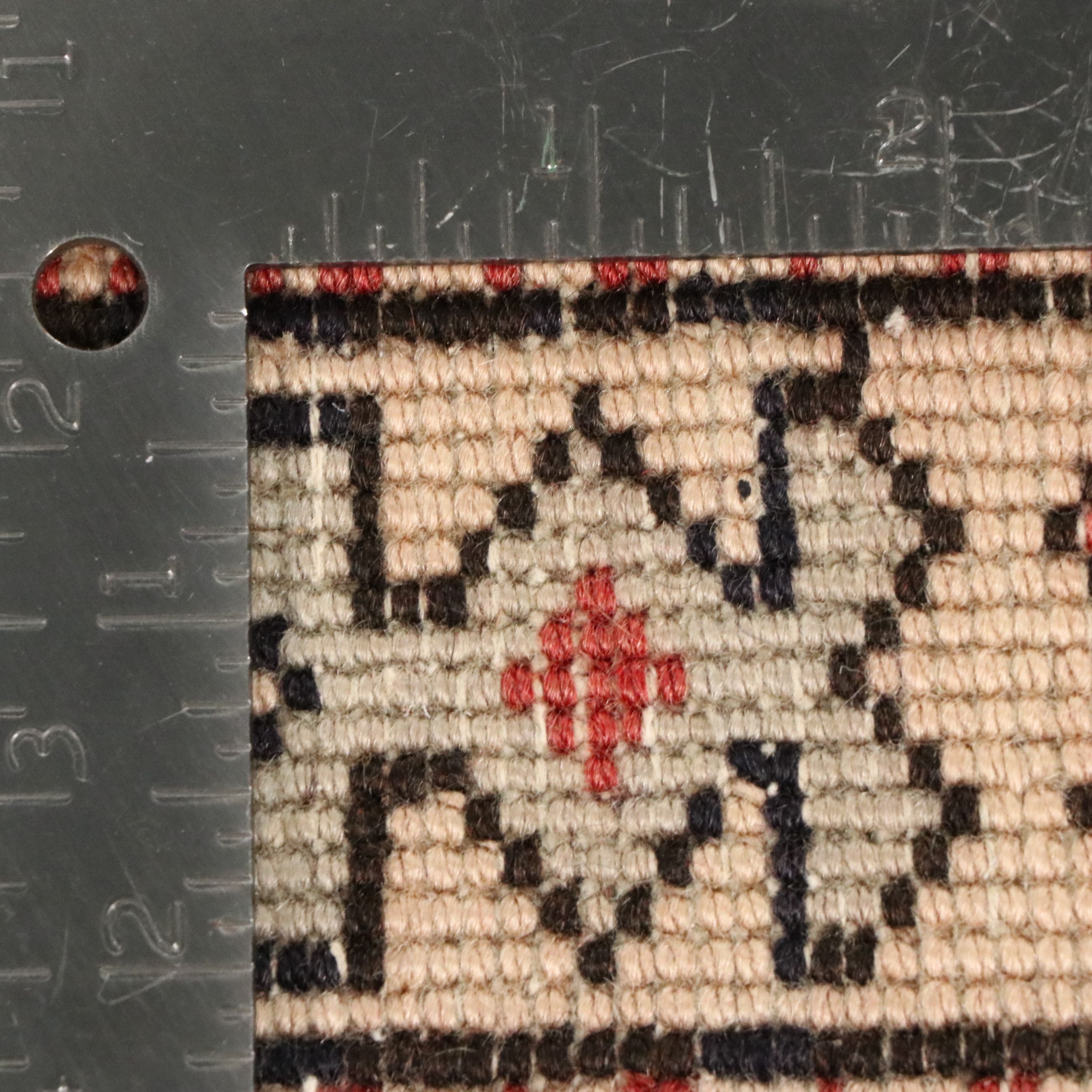 3'6 x 9'9 Hand-Knotted Caucasian Lenkoran Long Rug