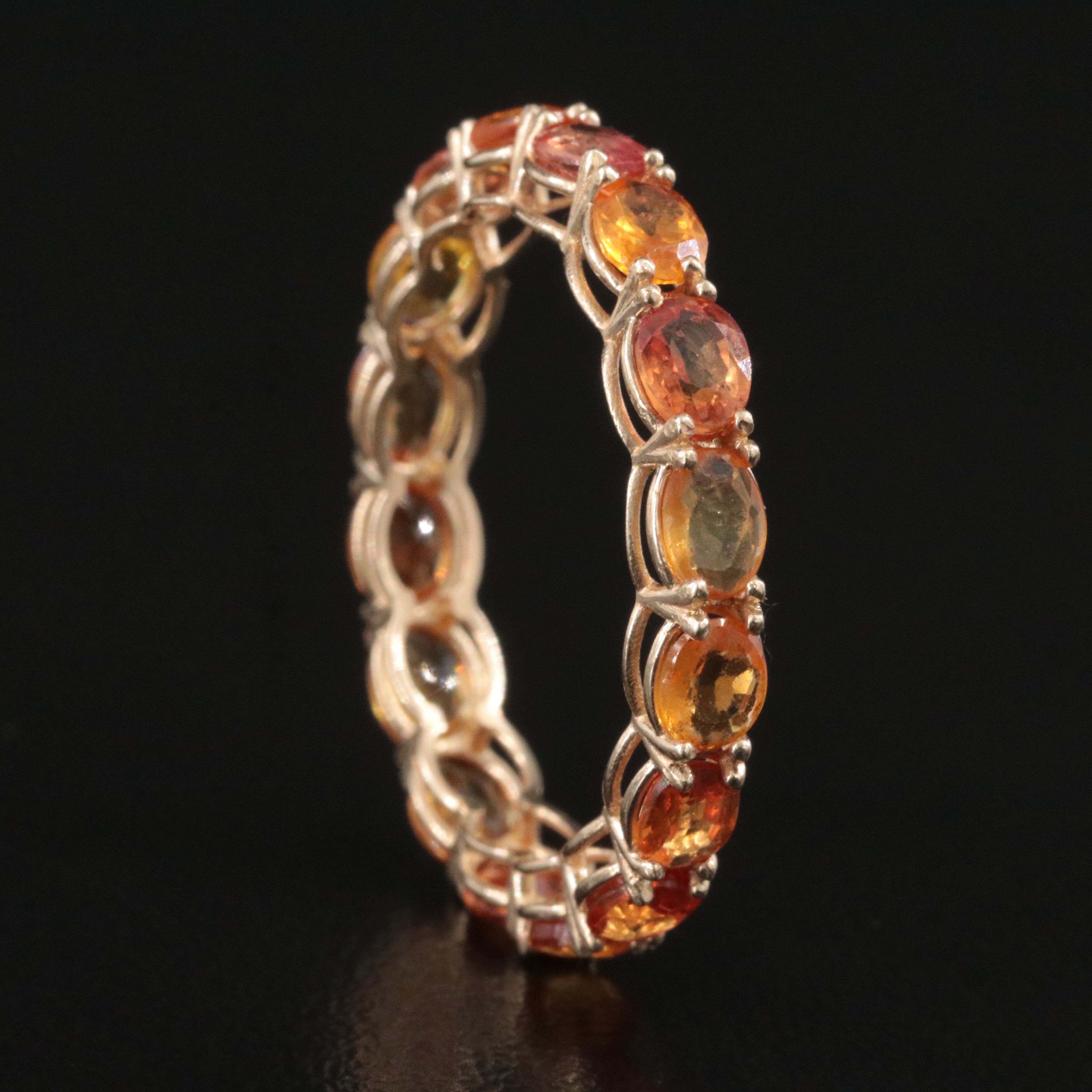 14K Sapphire Eternity Band