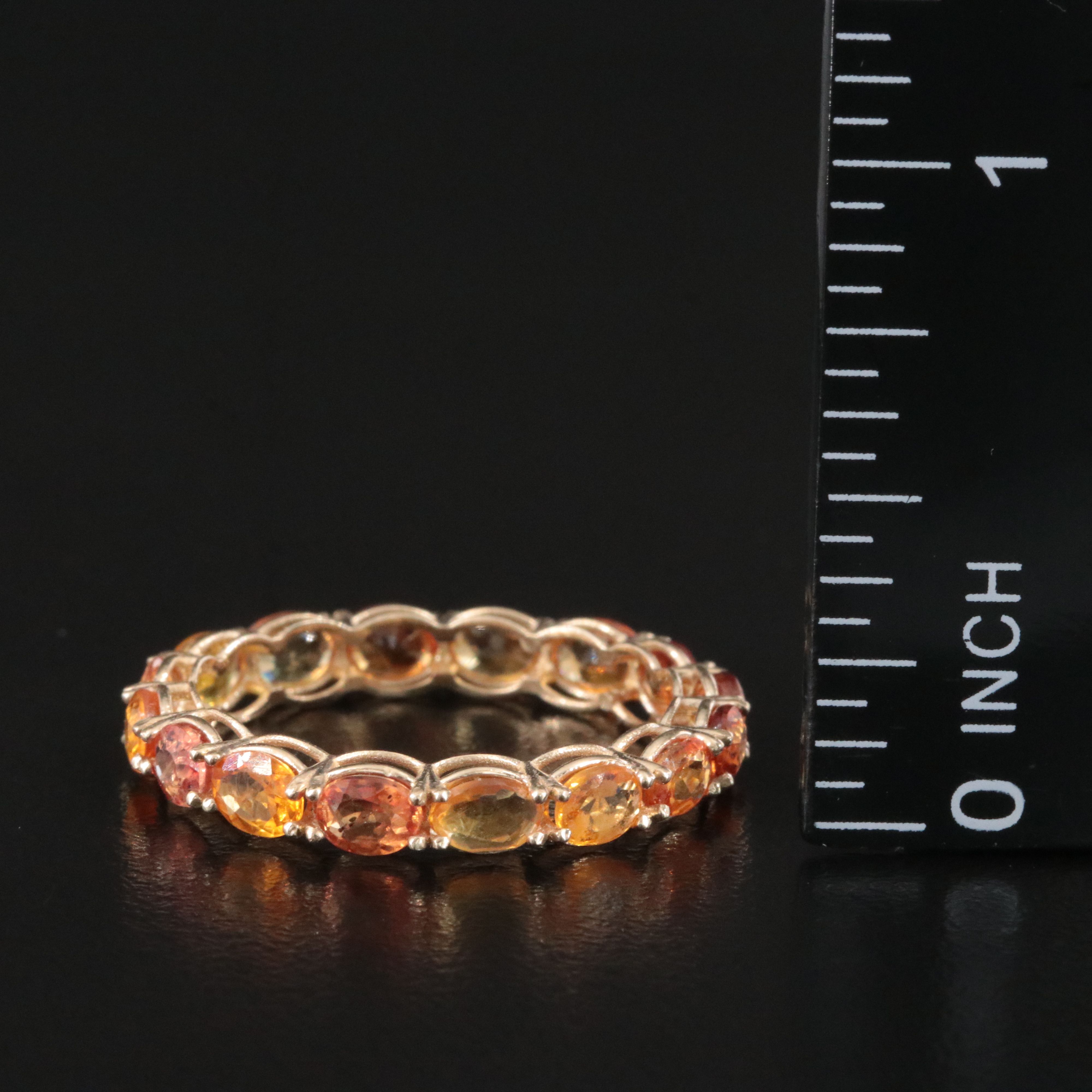 14K Sapphire Eternity Band