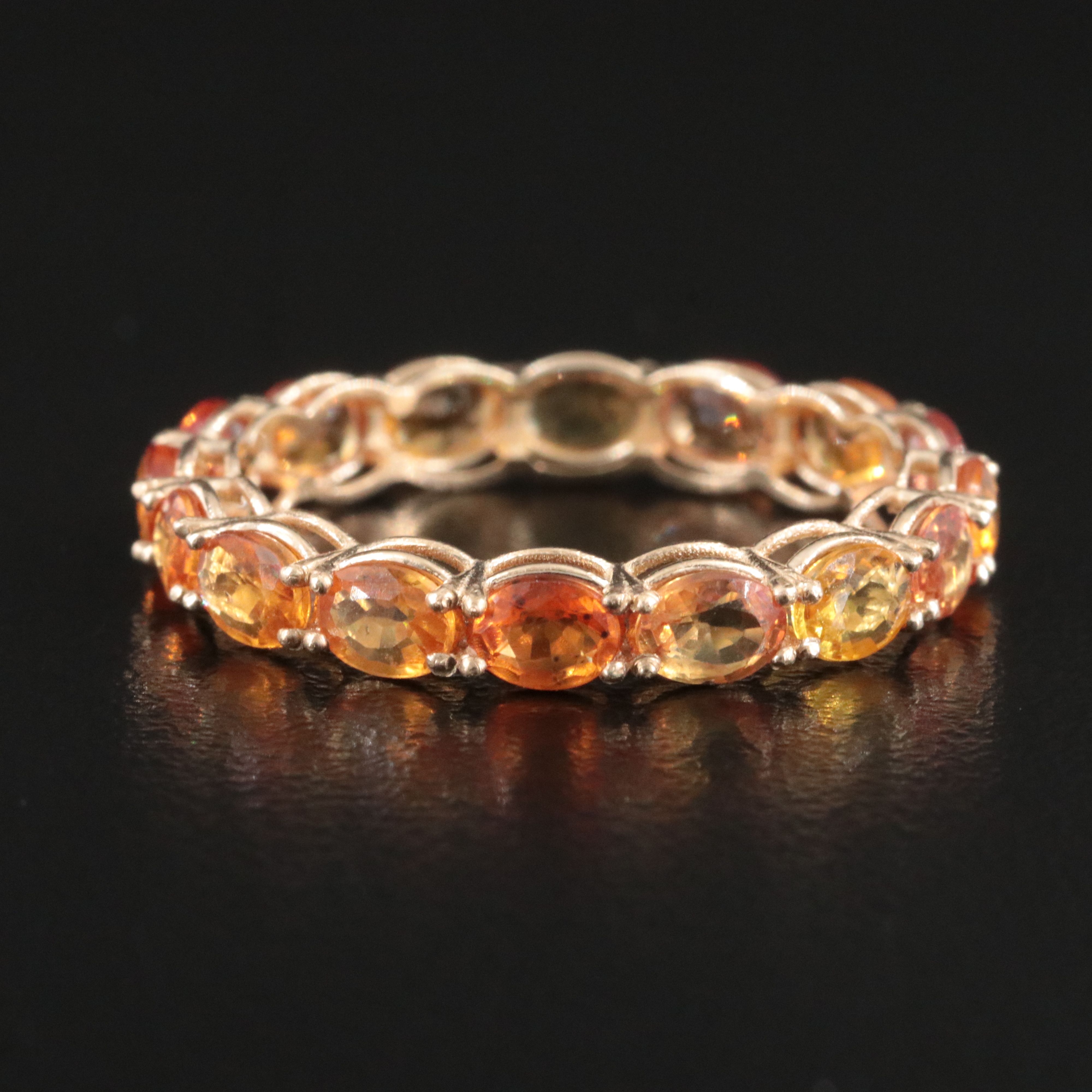 14K Sapphire Eternity Band