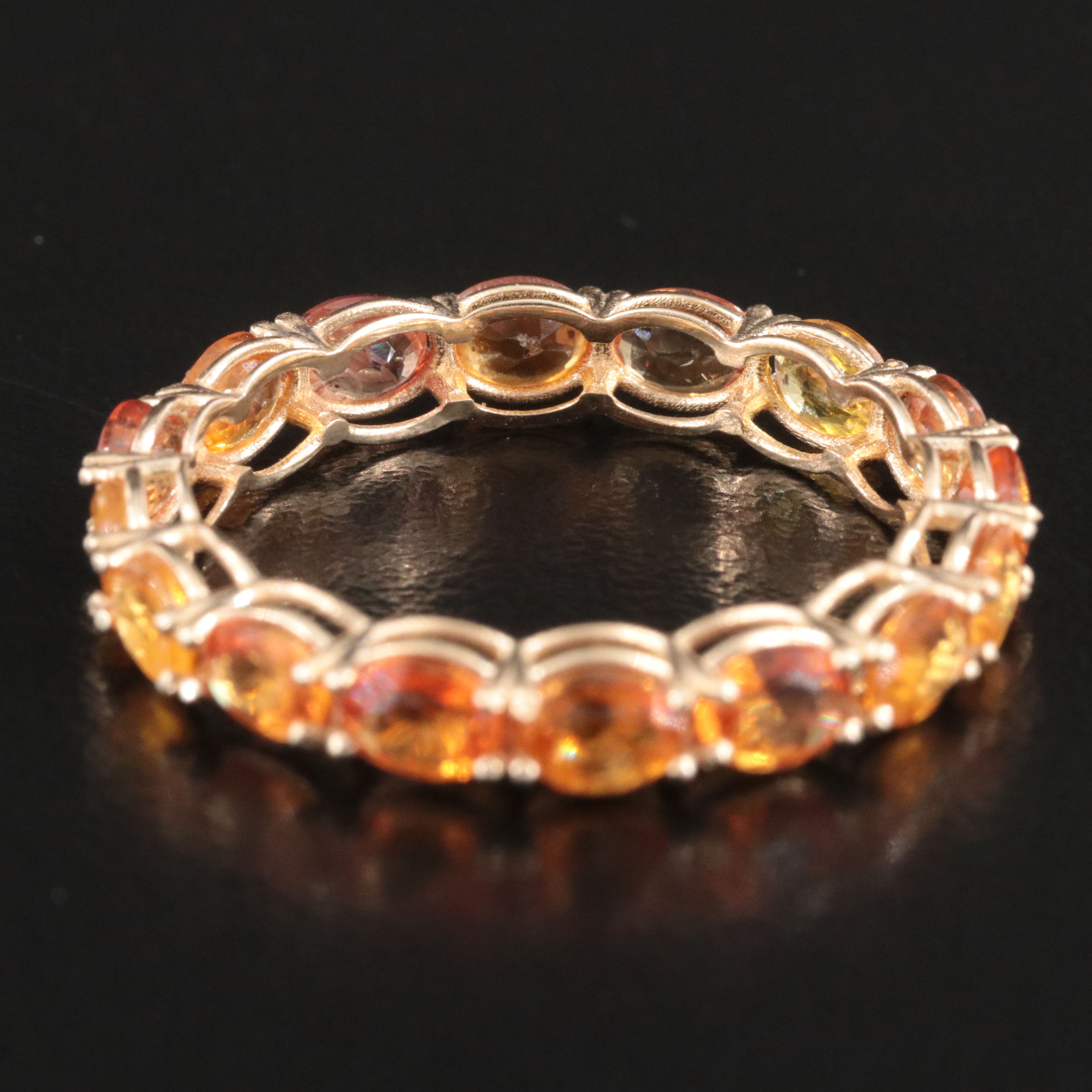 14K Sapphire Eternity Band