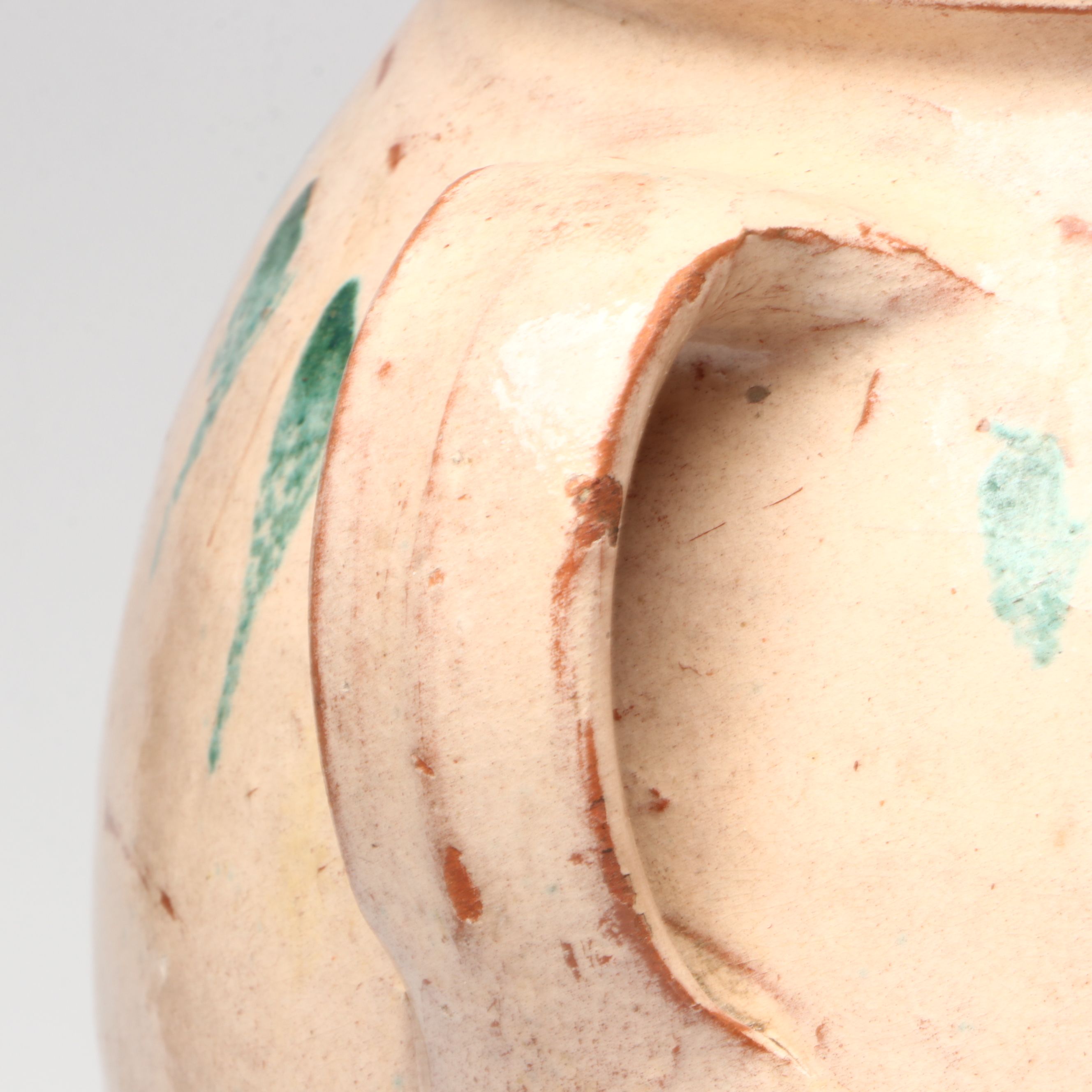 Rustic Drip Glaze Terracotta Vase