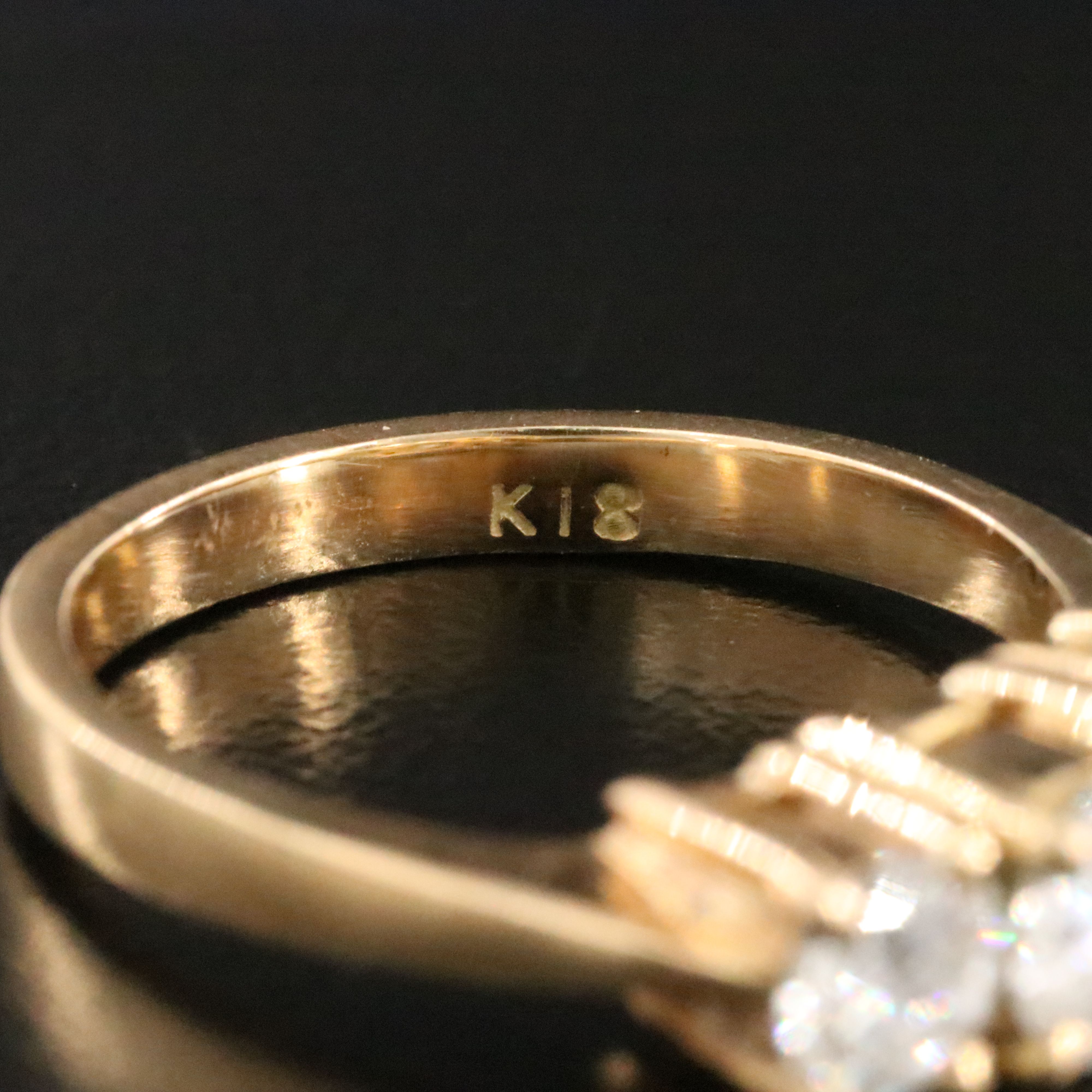 18K 1.17 CTW Diamond Three Stone Ring