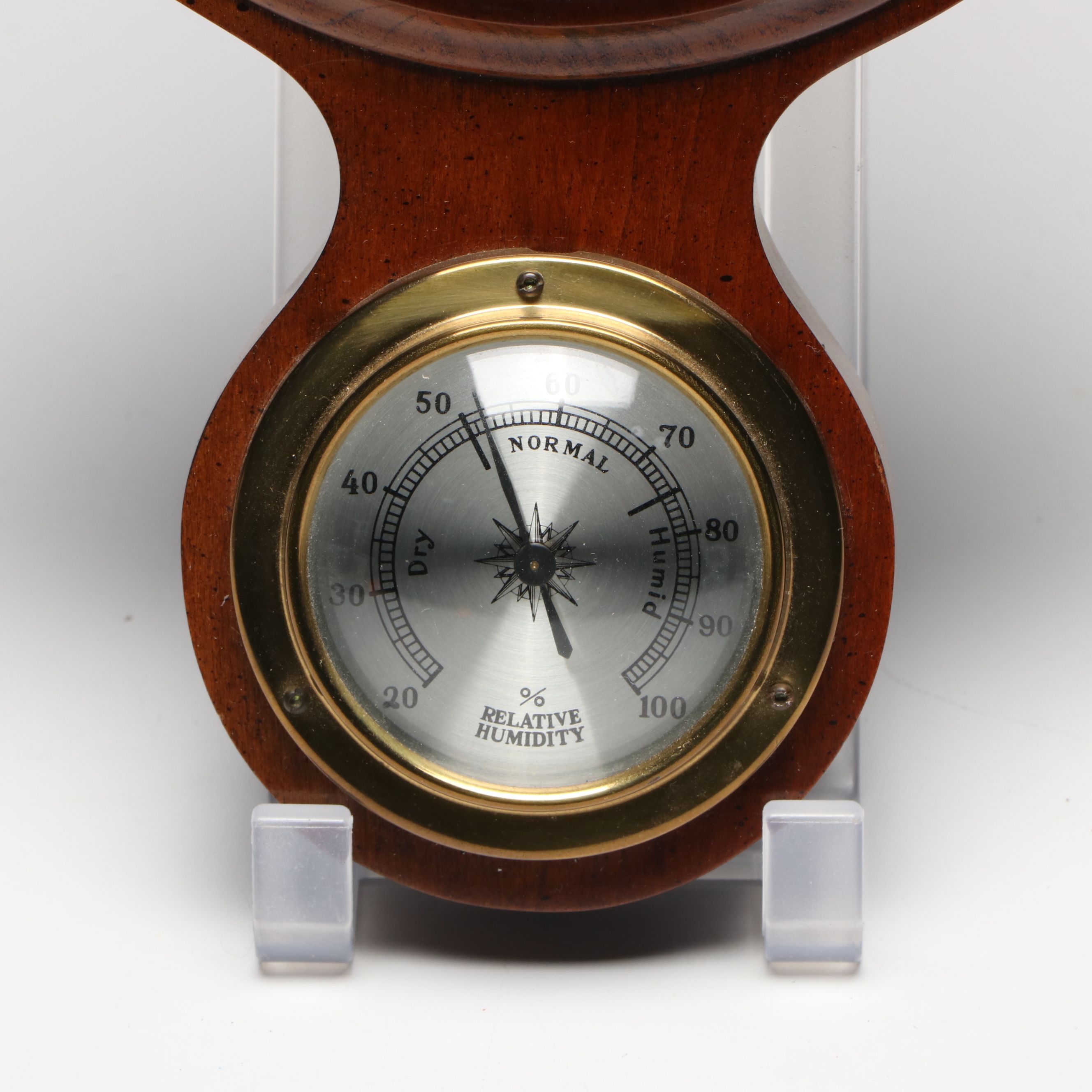 Howard Miller Wood Wall Mount Banjo Weather Station, Late 20th C.