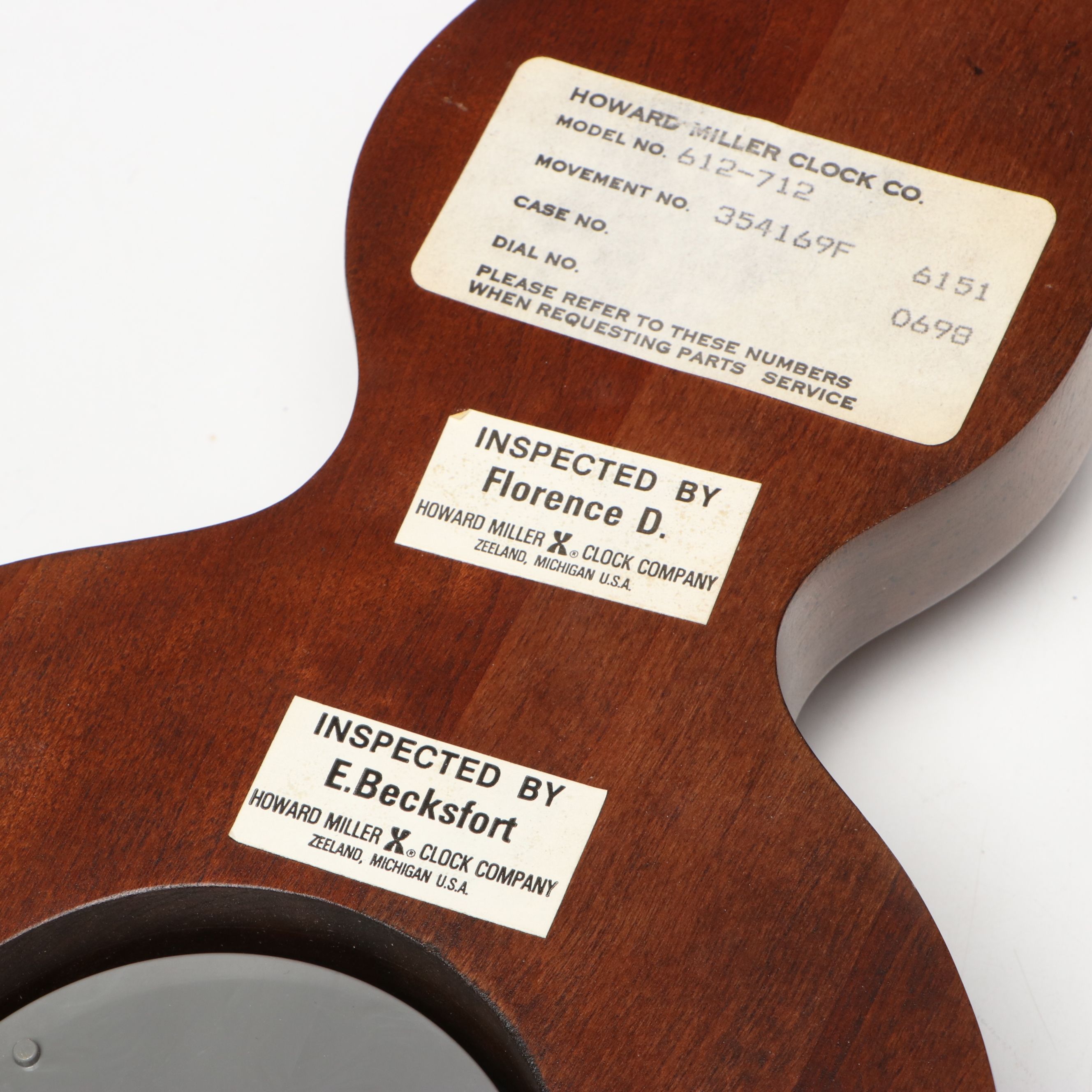 Howard Miller Wood Wall Mount Banjo Weather Station, Late 20th C.