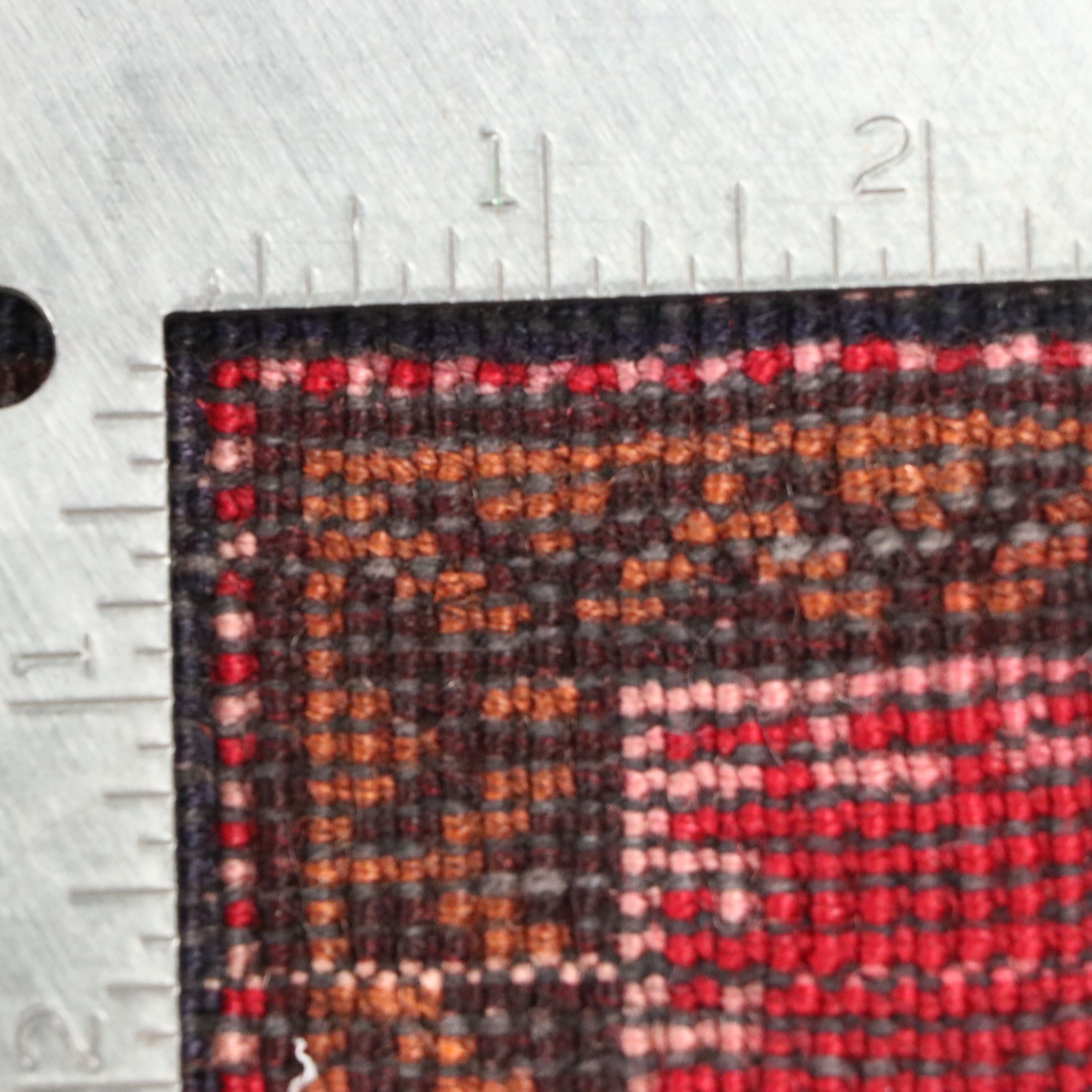 2'10 x 4'11 Hand-Knotted Afghan Baluch Accent Rug