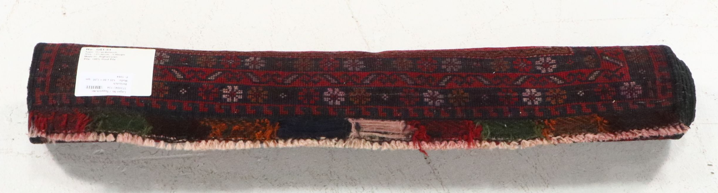 2'10 x 4'11 Hand-Knotted Afghan Baluch Accent Rug